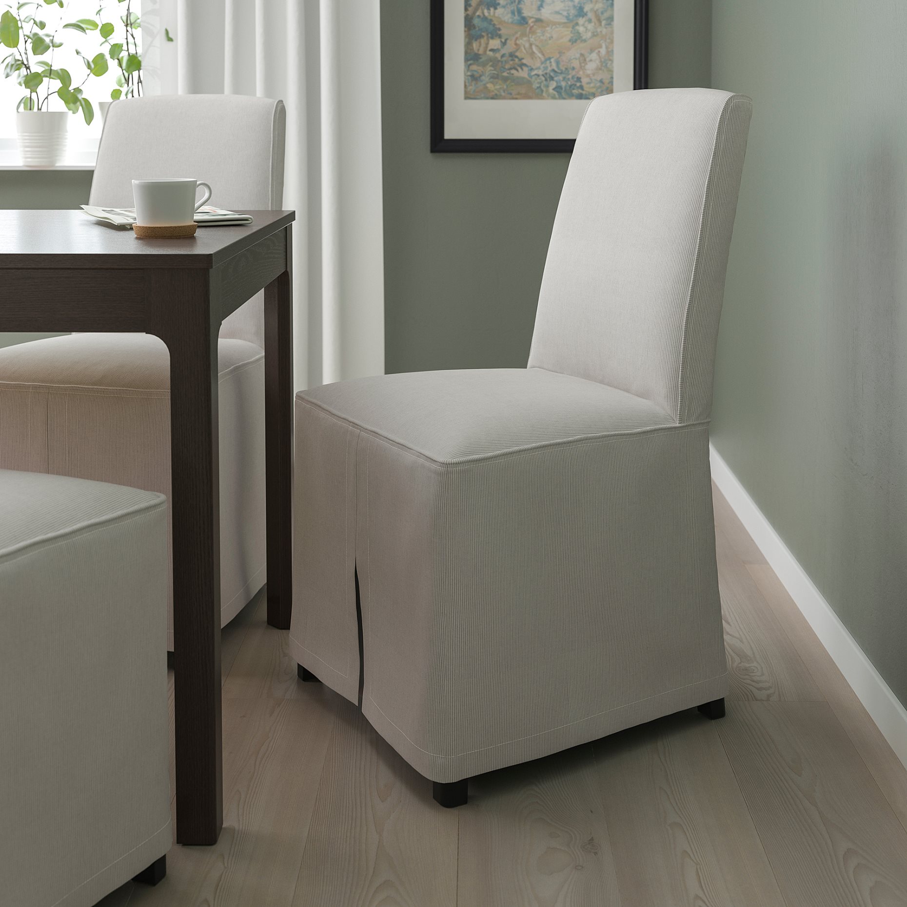 BERGMUND, chair with long cover, 693.842.51
