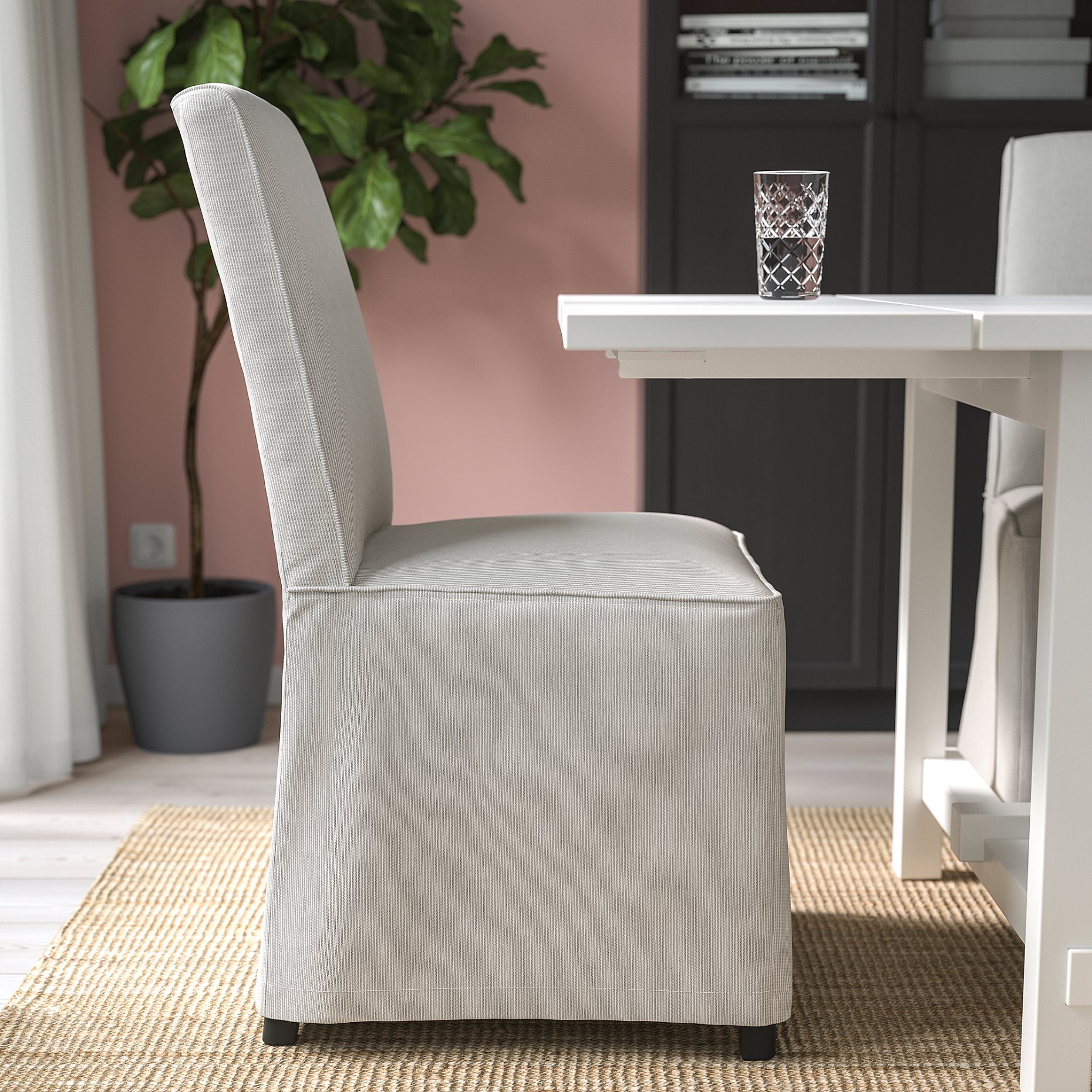 BERGMUND, chair with long cover, 693.842.51