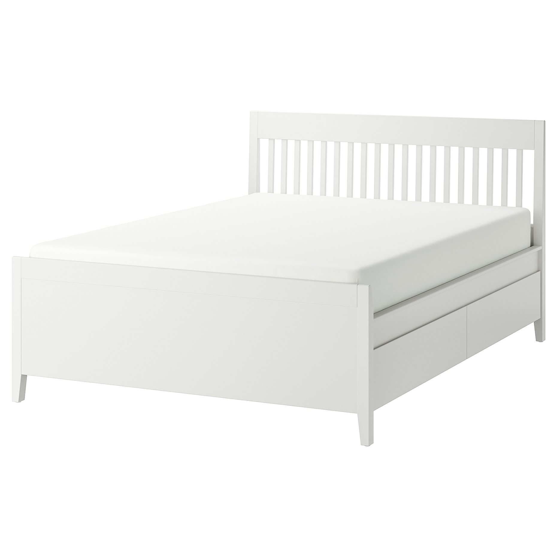 IDANÄS, bed frame with storage, 160x200 cm, 693.922.27