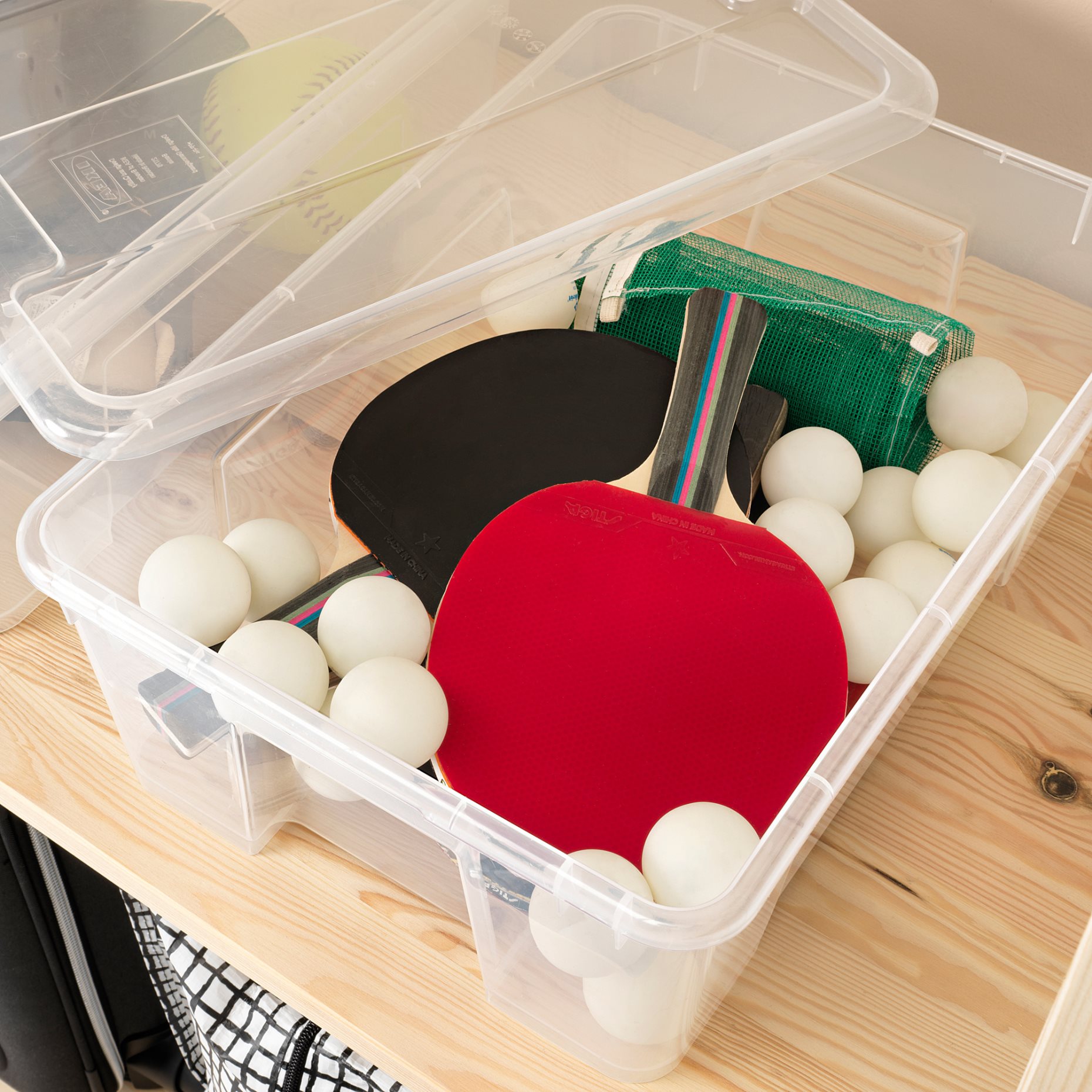 SAMLA, box with lid, 39x28x14 cm/11 l, 694.408.36