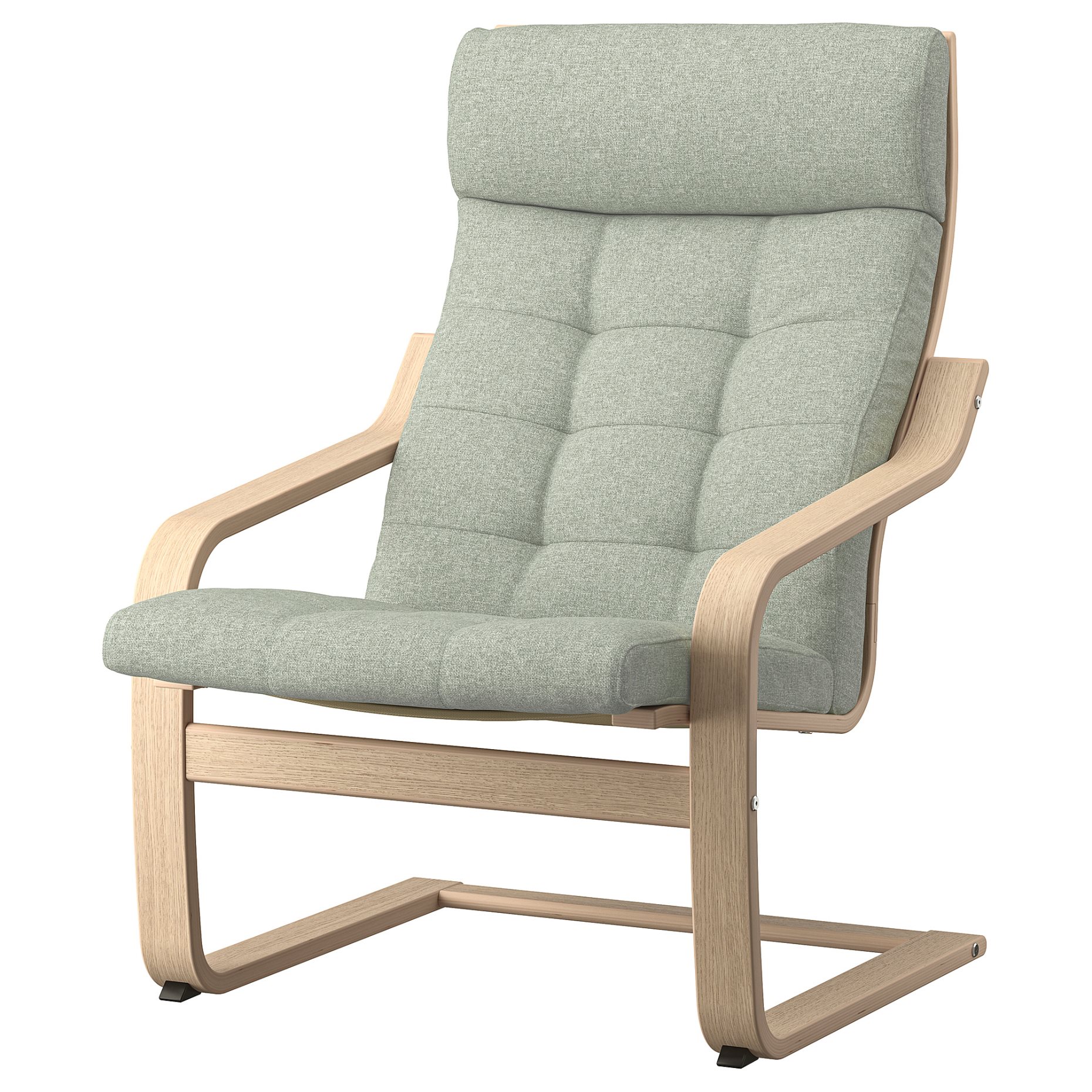POÄNG, armchair and footstool, 695.019.38