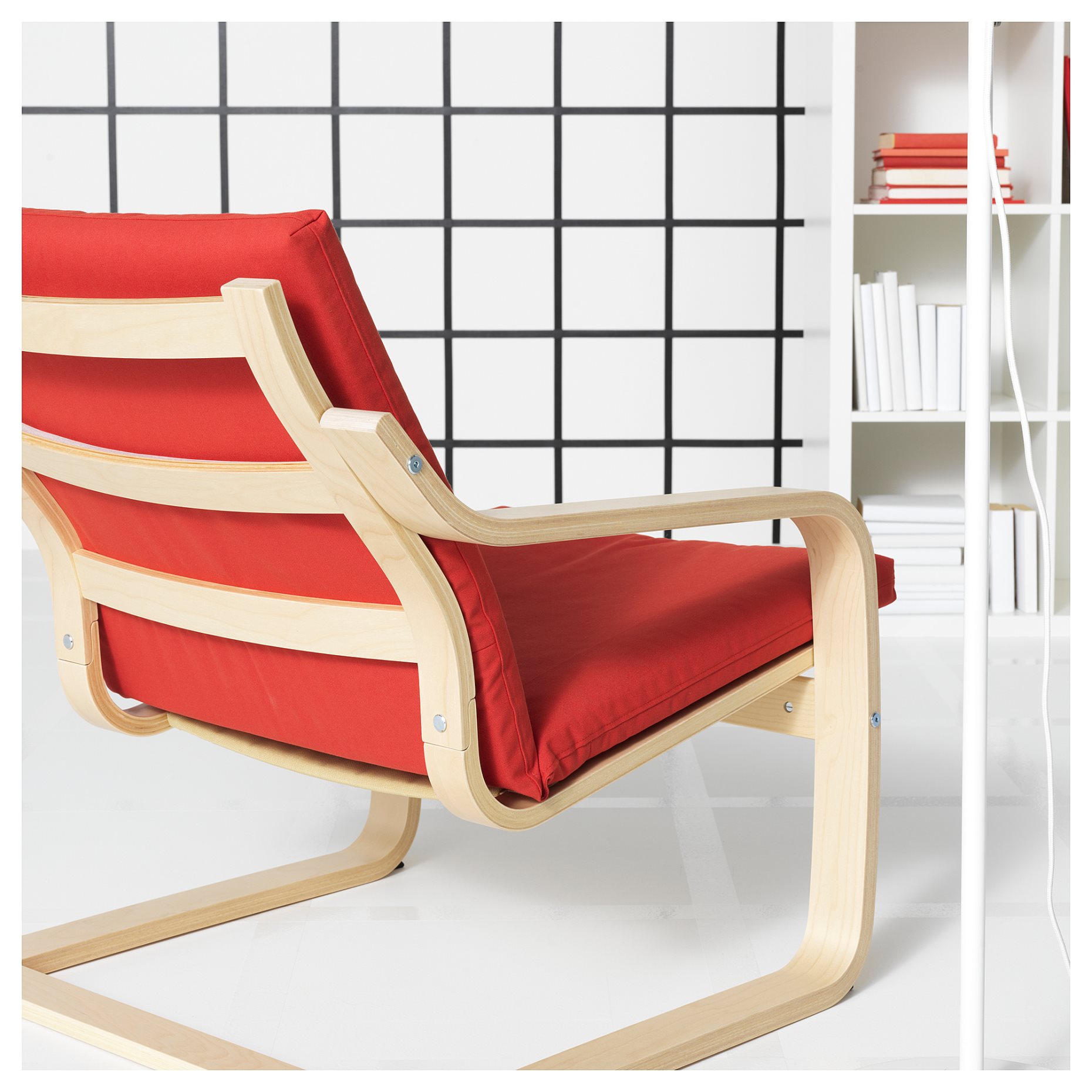 POÄNG, low-back armchair, 695.515.89