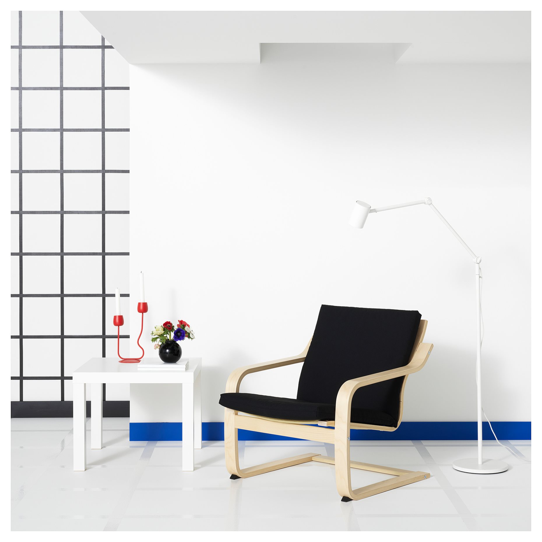 POÄNG, low-back armchair, 695.515.94