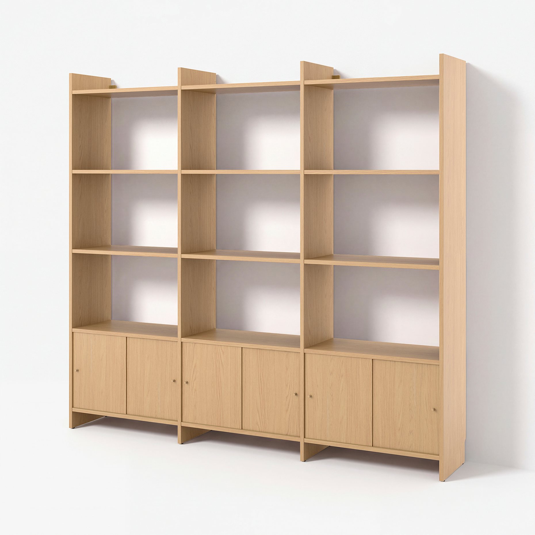 LÅDMAKARE, storage combination with sliding doors and 9 shelves, 238x35x212 cm, 695.639.88