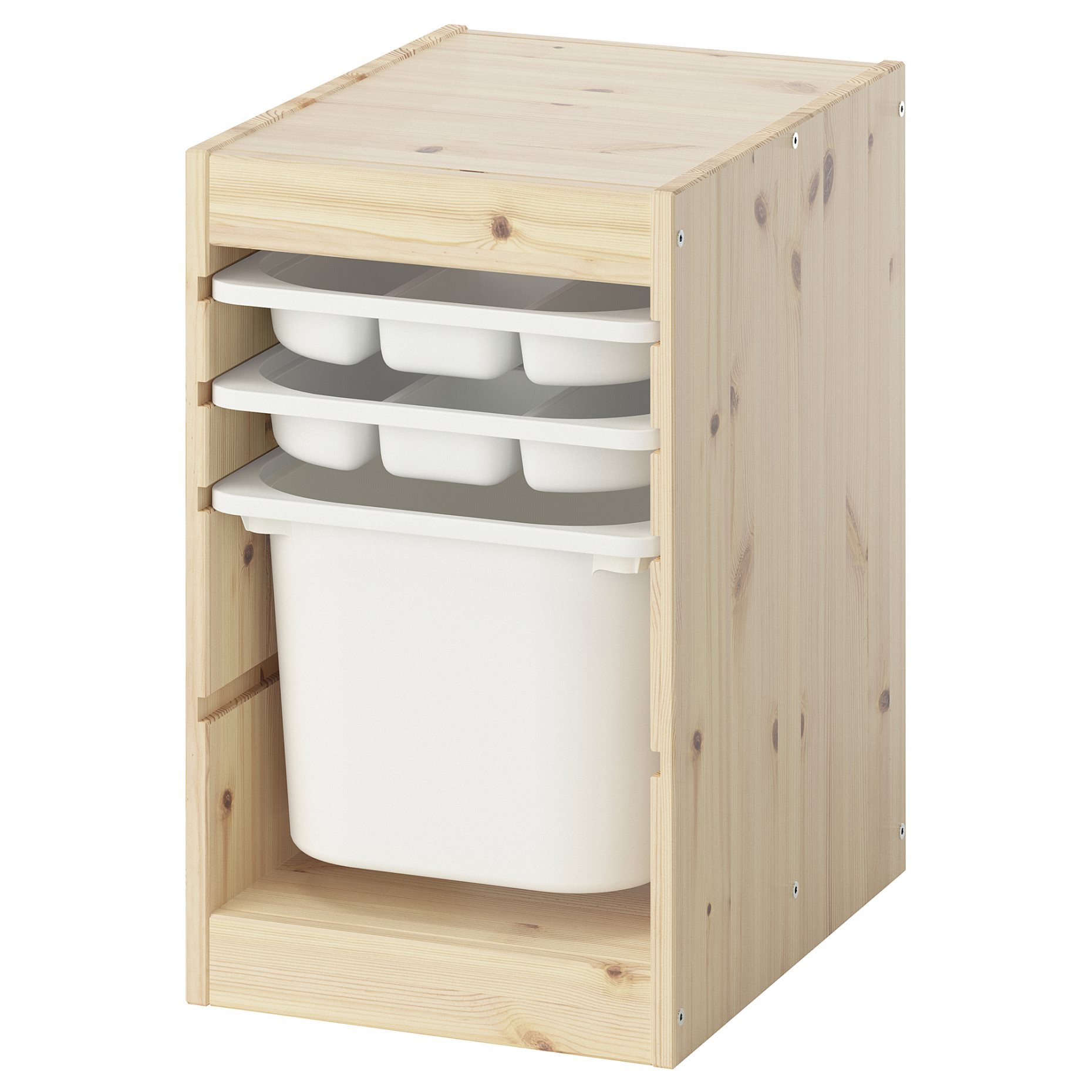 TROFAST, storage combination with box/trays, 32x44x52 cm, 695.732.80