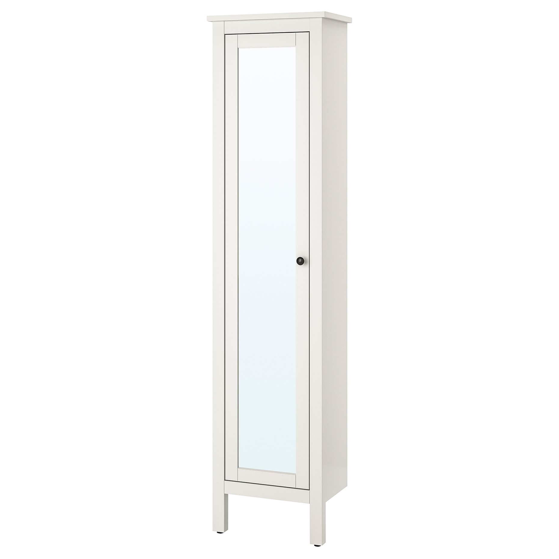 HEMNES, ψηλό ντουλάπι με πόρτα καθρέφτη, 702.176.85