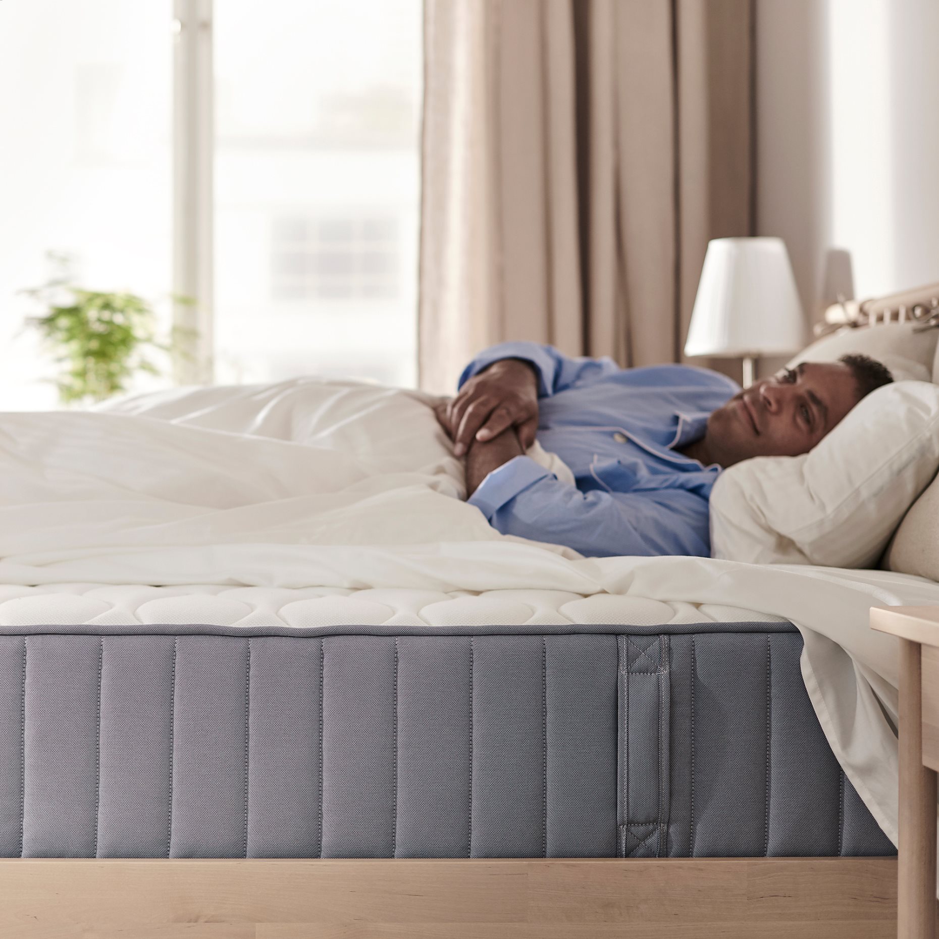 VÅGSTRANDA, pocket sprung mattress/firm, 90x200 cm, 704.507.68