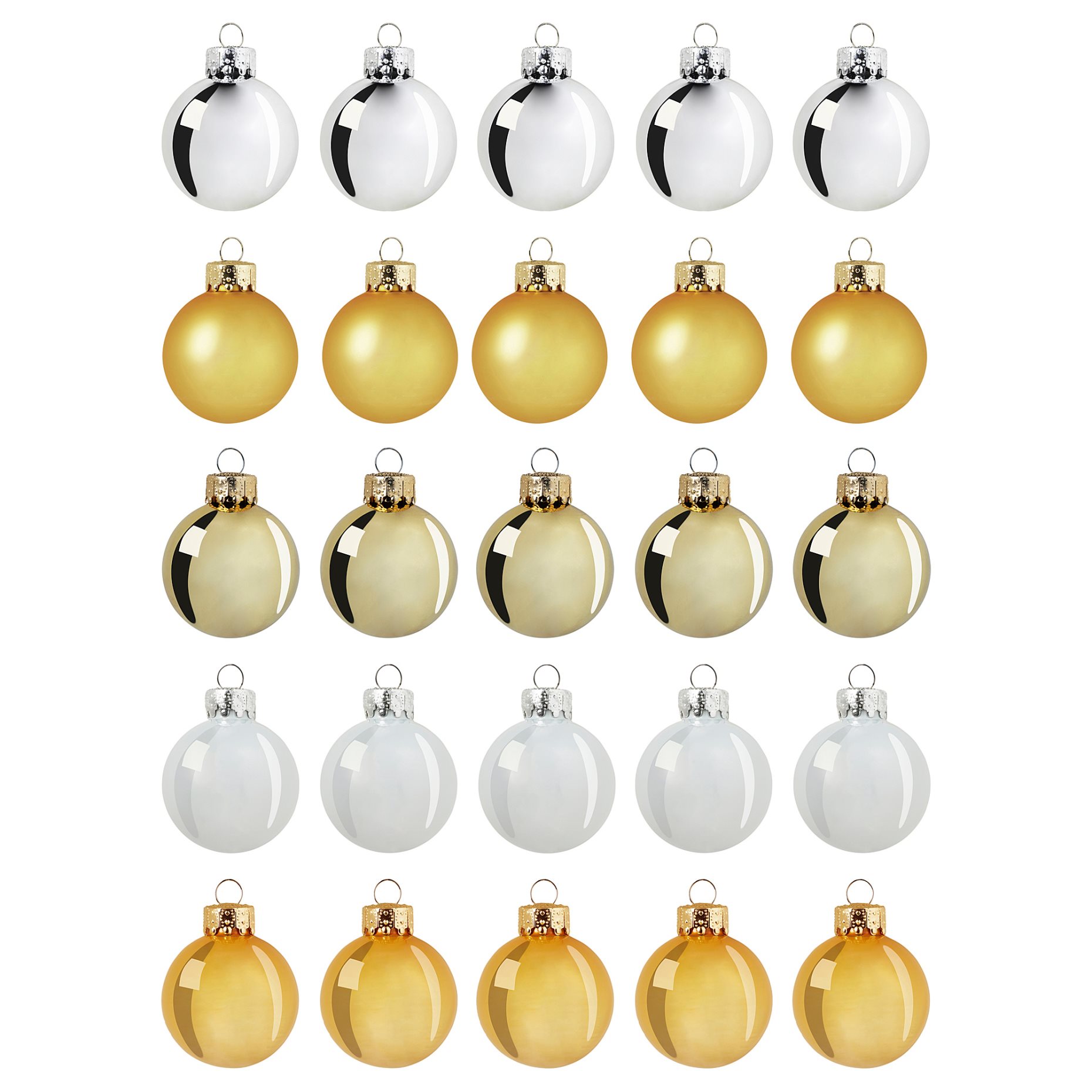 VINTER 2020, decoration bauble/glass 25 pack, 3.5 cm, 704.751.65