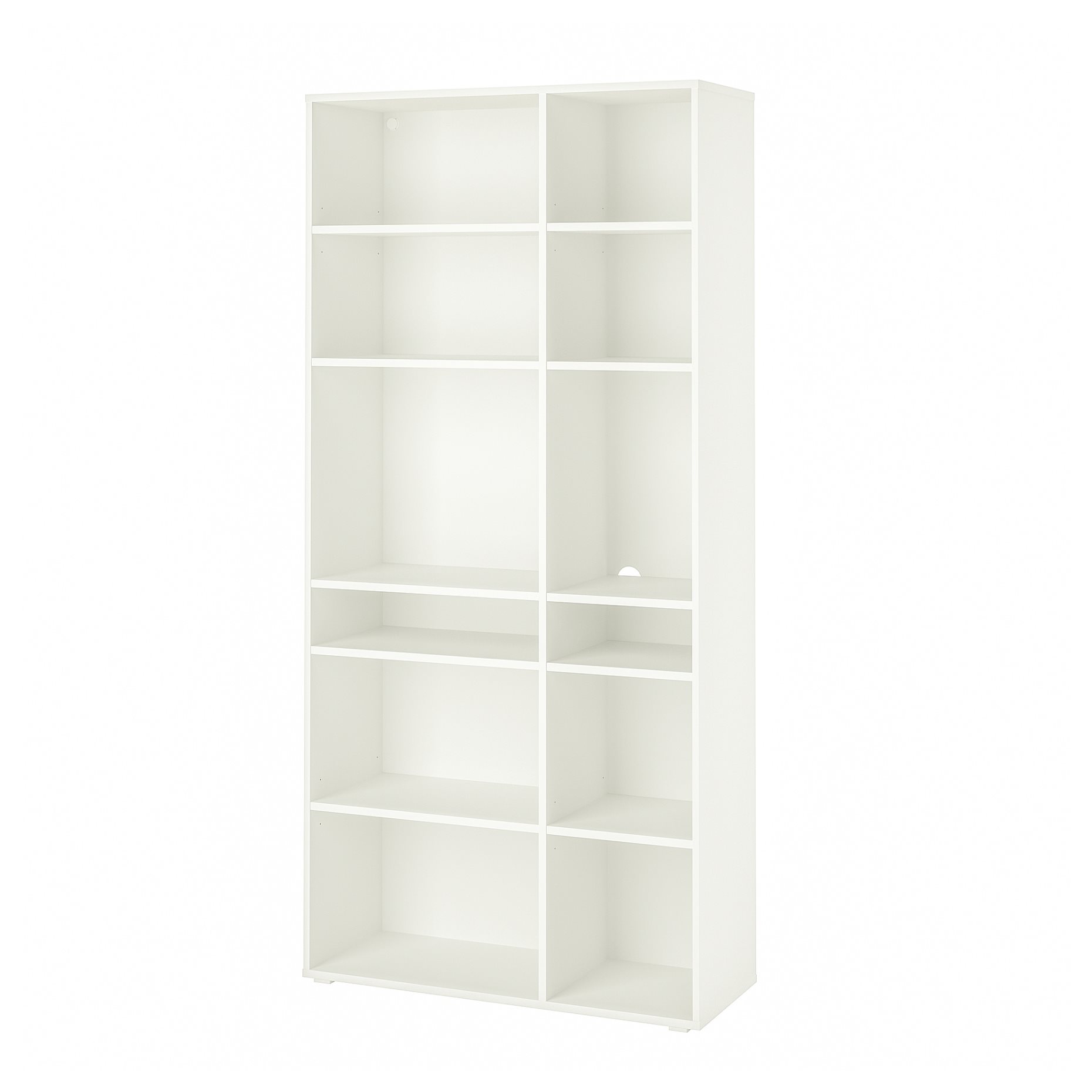 VIHALS, shelving unit with 10 shelves, 95x37x200 cm, 704.832.74