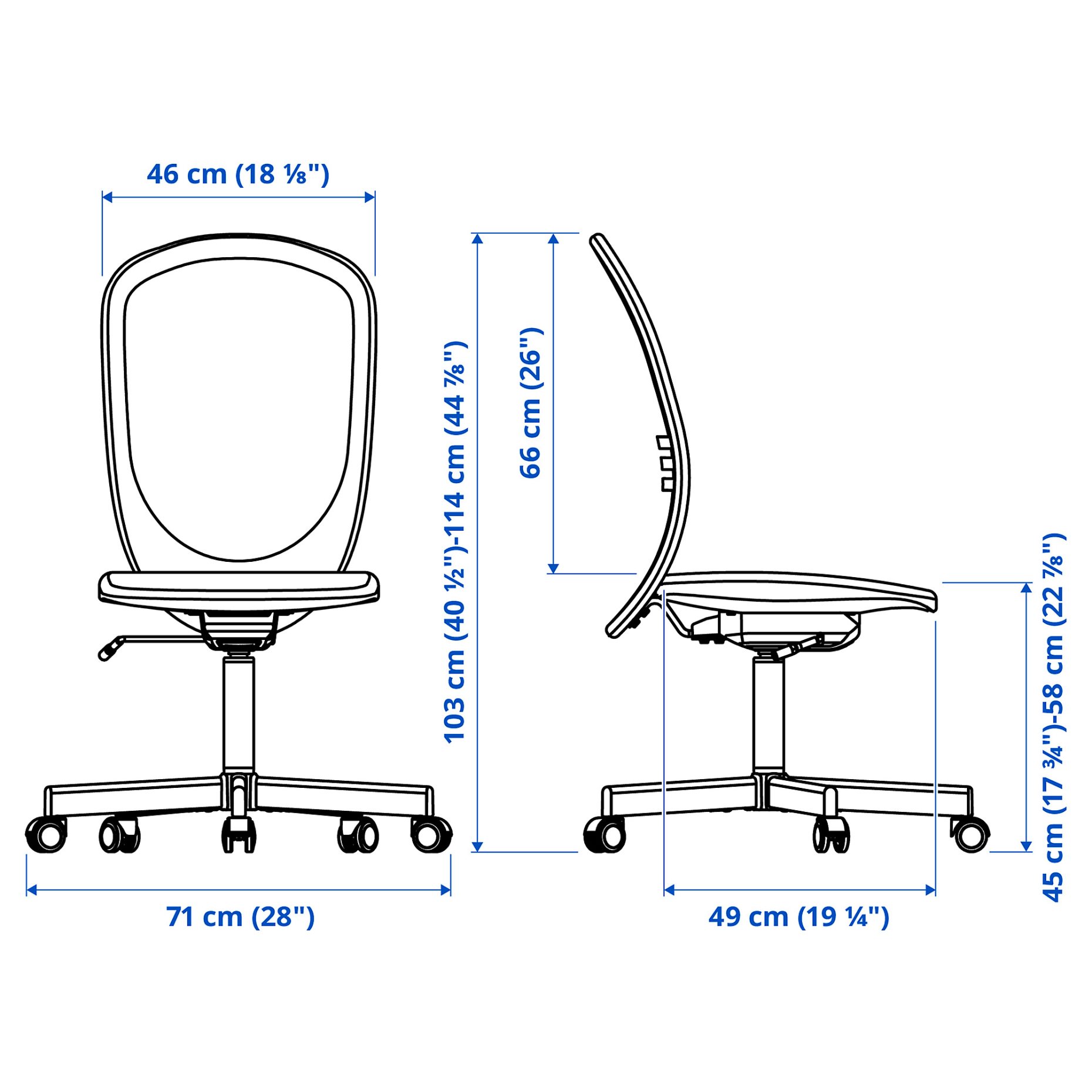 FLINTAN, office chair, 704.922.02