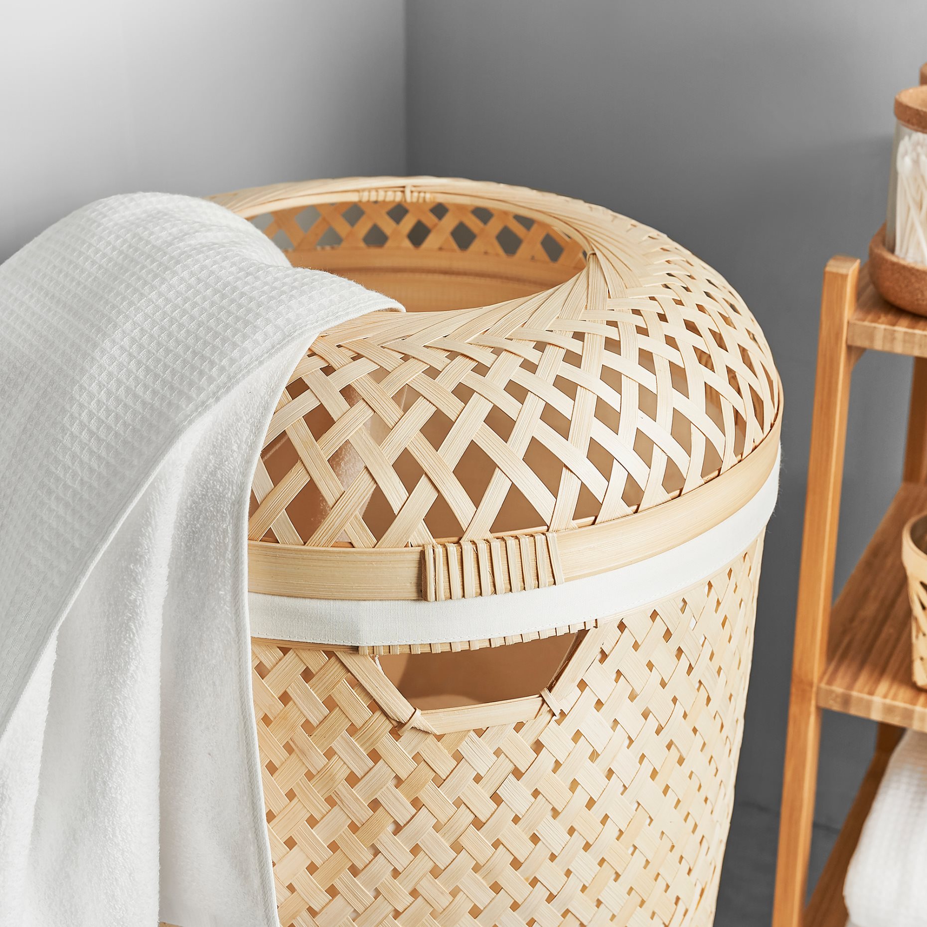 SALUDING, laundry basket/handmade, 50 l, 705.035.83