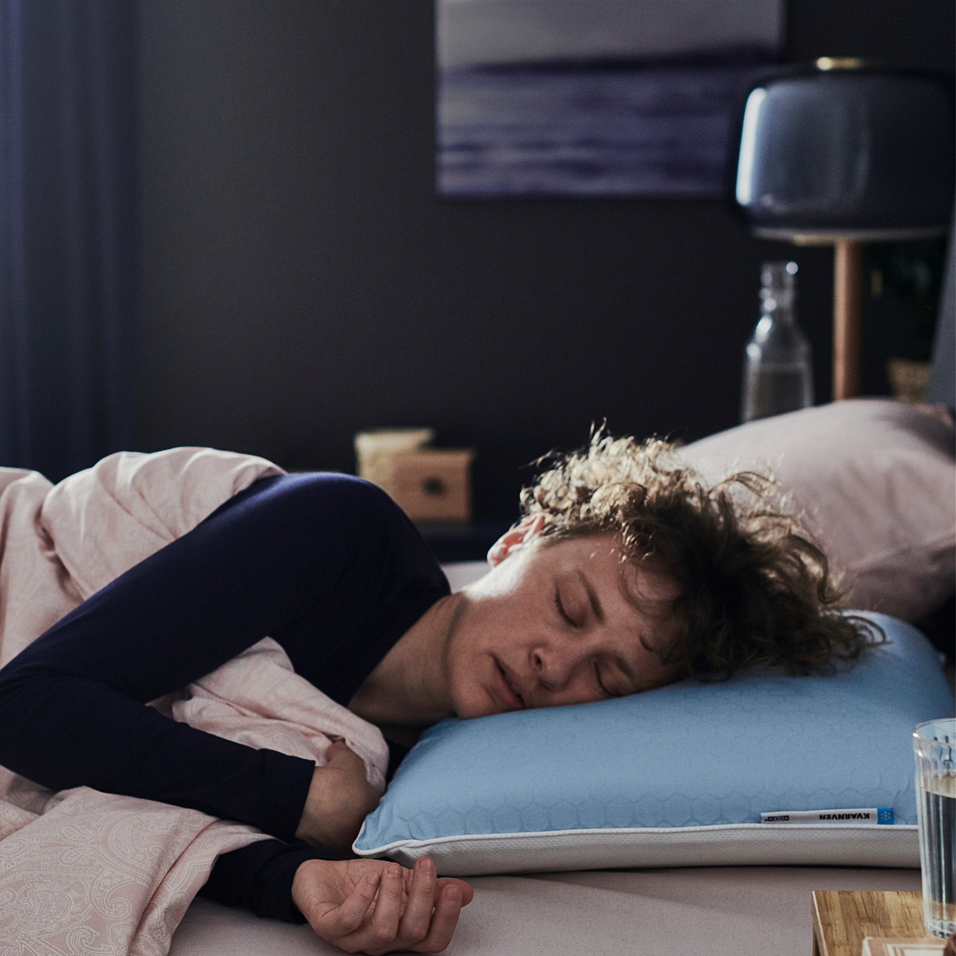 KVARNVEN, ergonomic pillow for side/back sleeper, 42x54 cm, 705.073.50