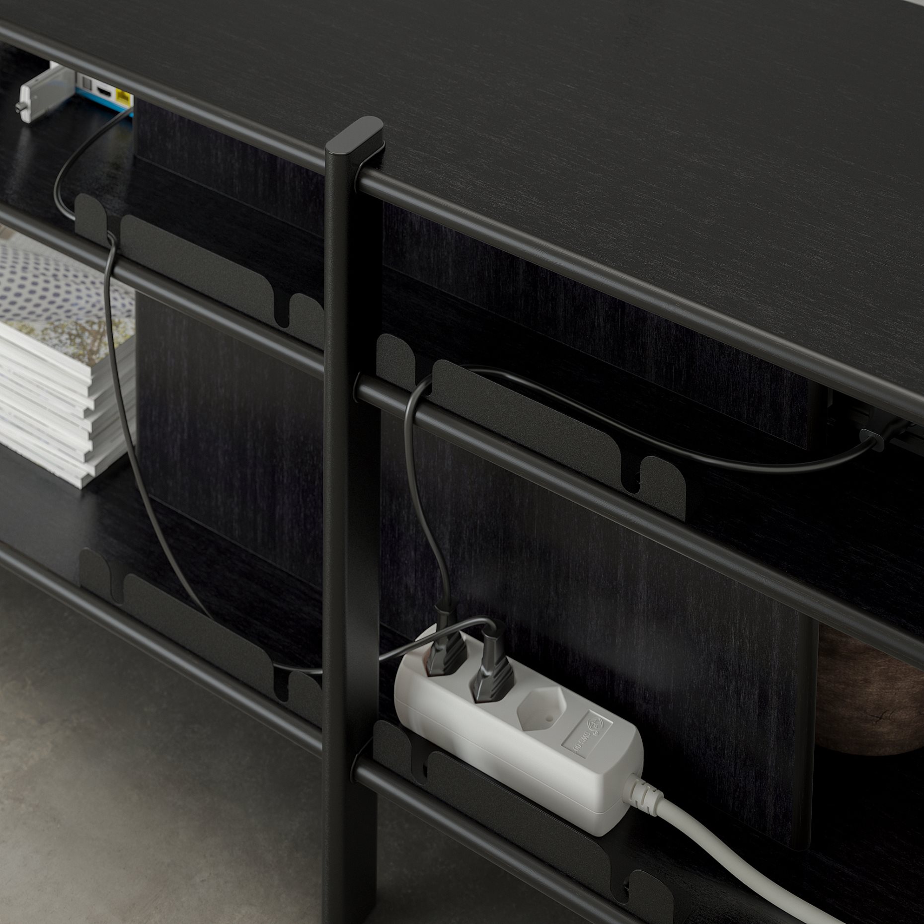 JÄTTESTA, TV bench, 160x40x49 cm, 705.089.34