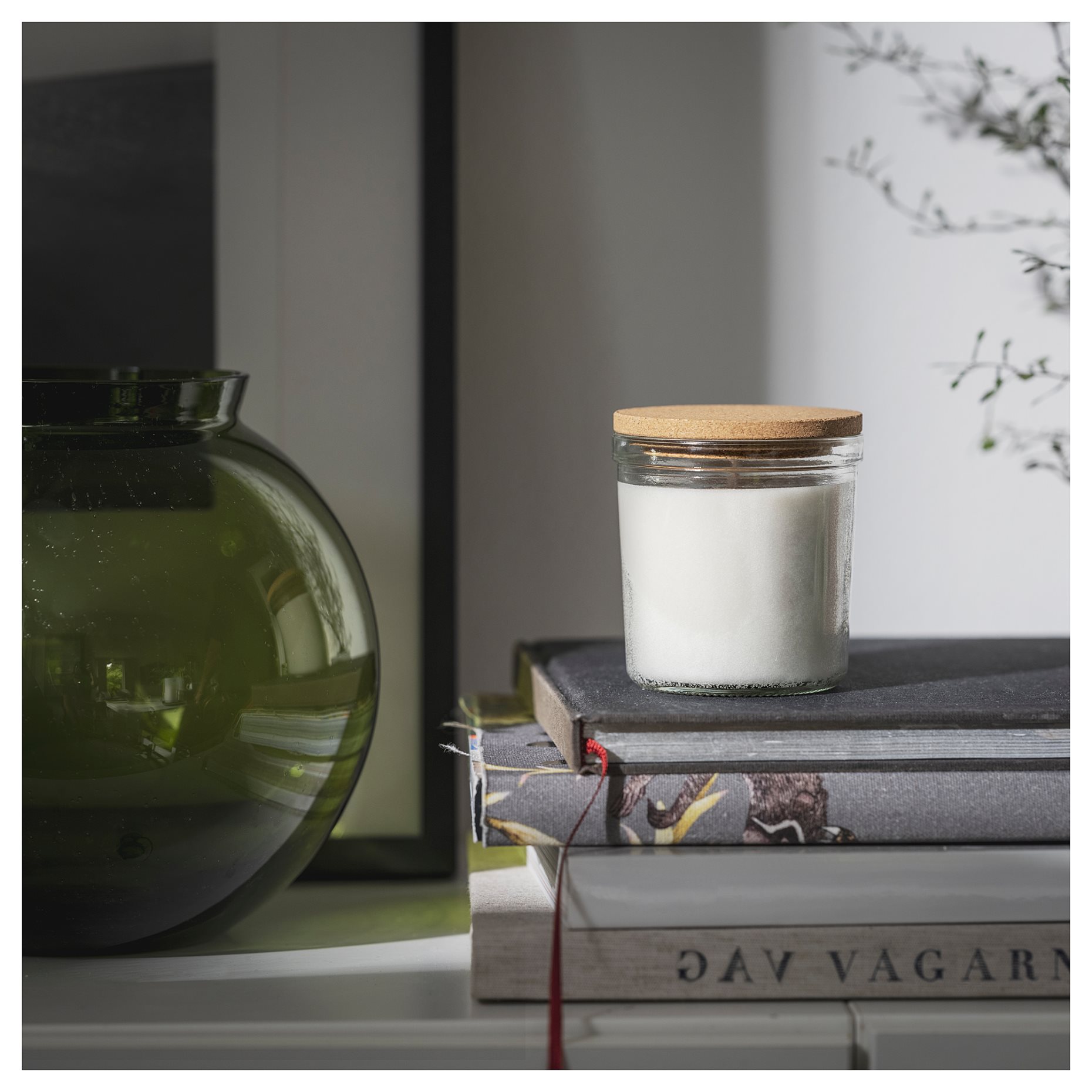 RÖNNSPIREA, lid for scented candle, 8 cm, 705.219.78
