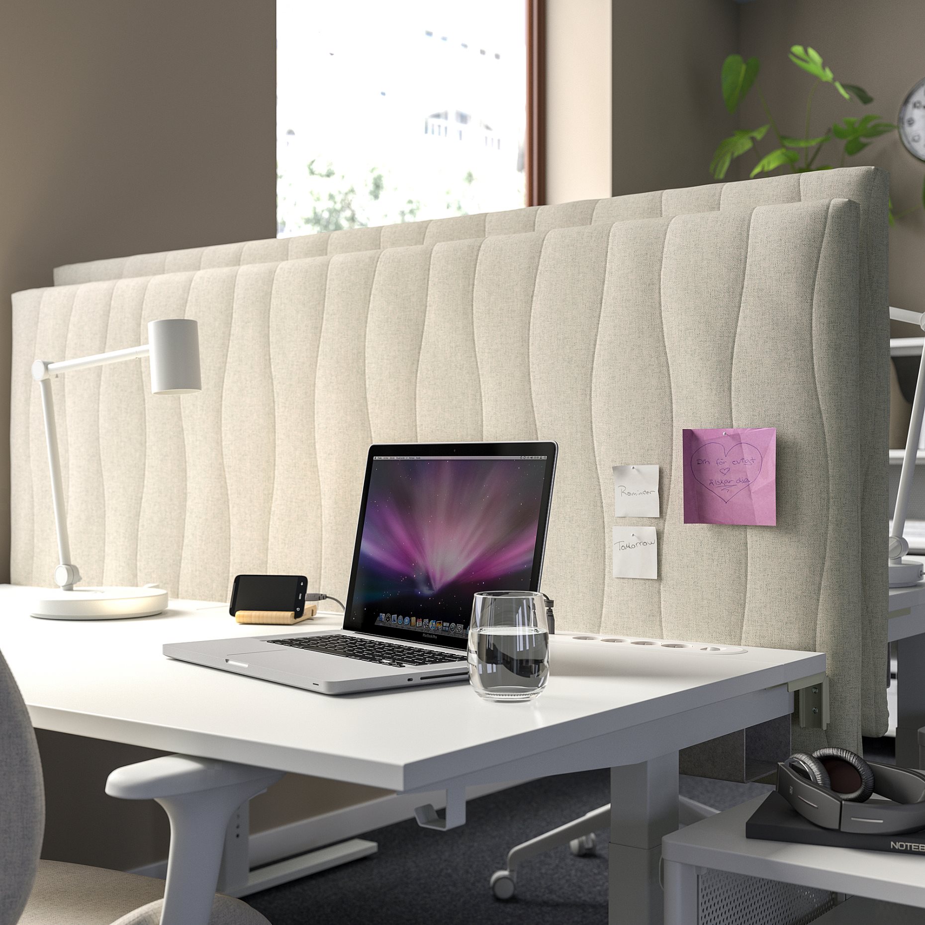 MITTZON, acoustic screen for desk, 165x72 cm, 705.282.15