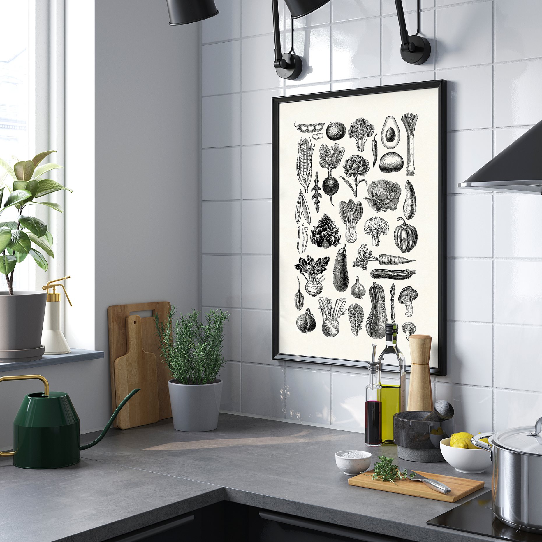 BILD, poster/various vegetables, 50x70 cm, 706.019.94