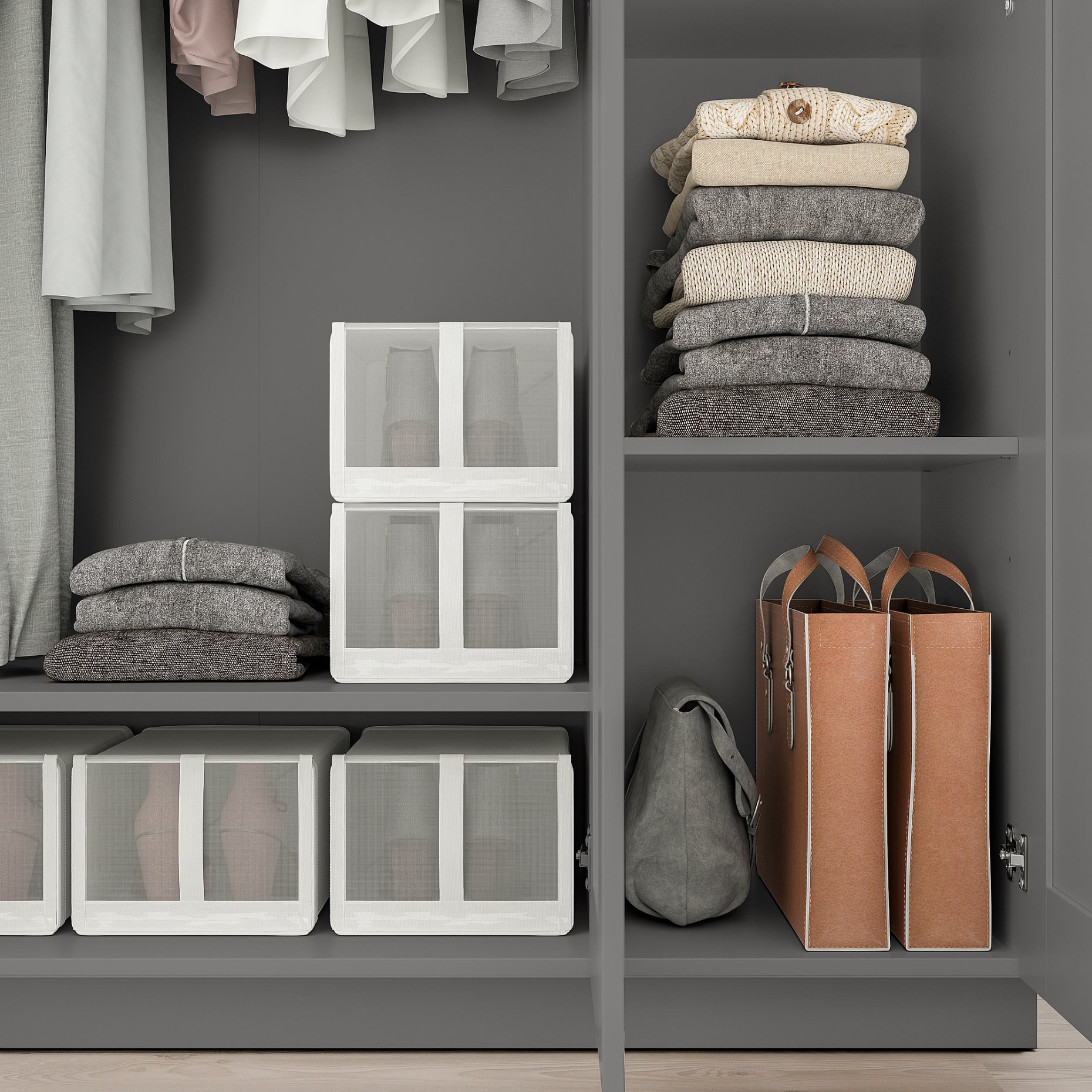 BRIMNES, wardrobe with 3 doors, 117x190 cm, 706.028.04