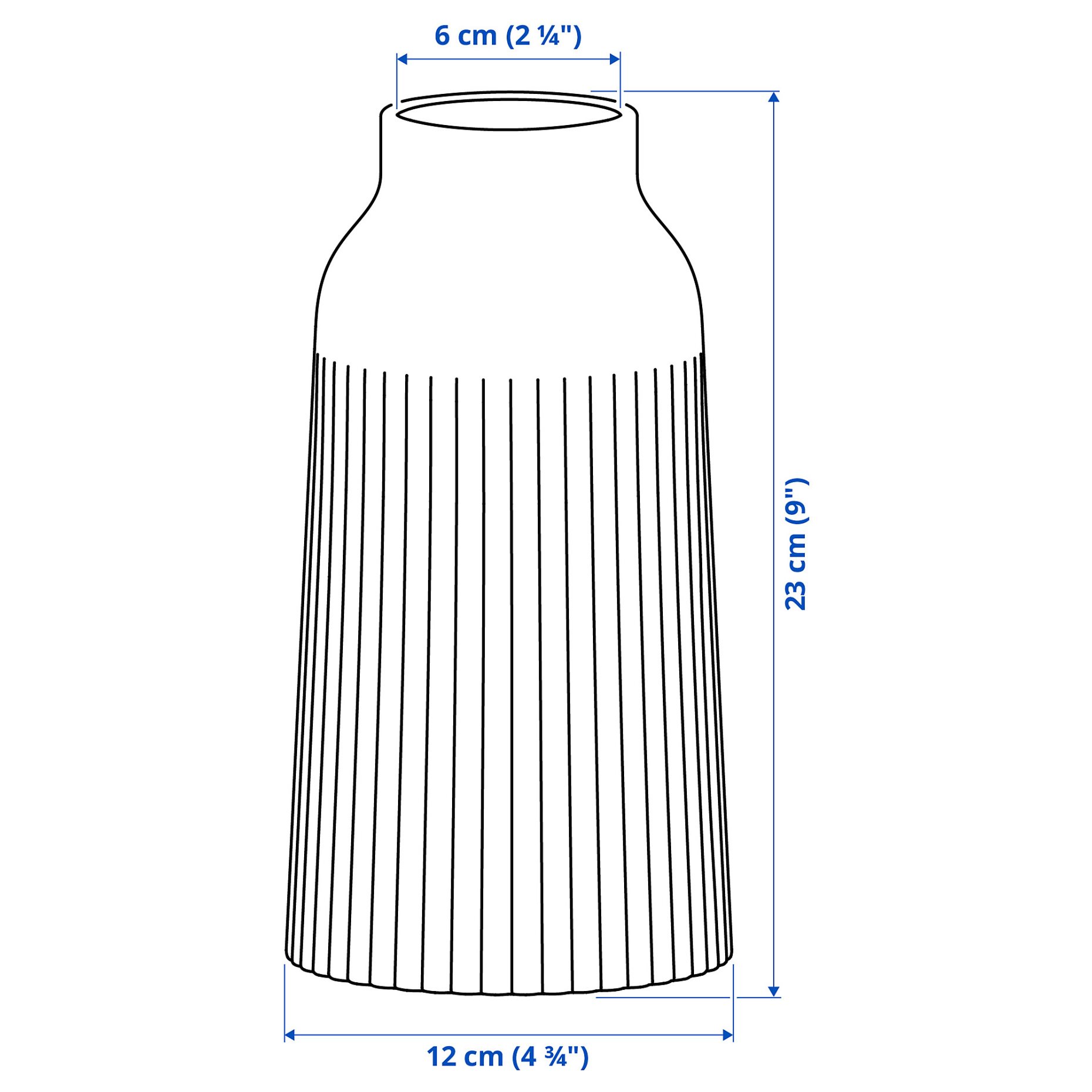 KAPKASTANJ, vase, 23 cm, 706.073.16