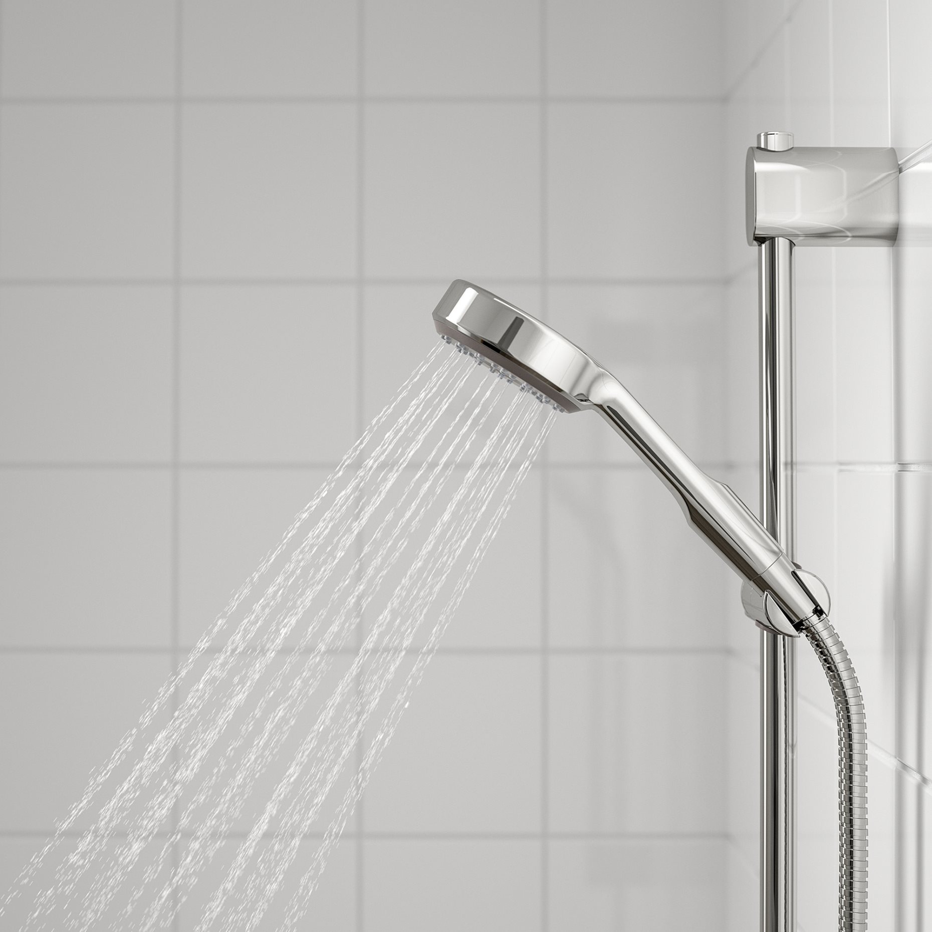 BROGRUND, head/handshower kit with diverter, 706.082.07