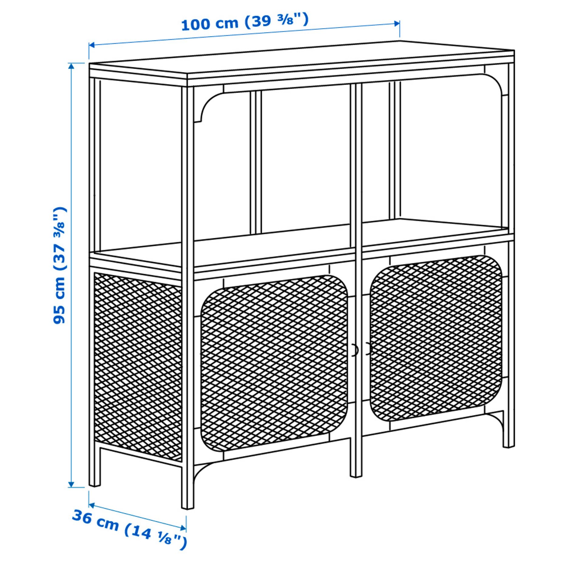 FJÄLLBO, TV storage combination, 791.912.66