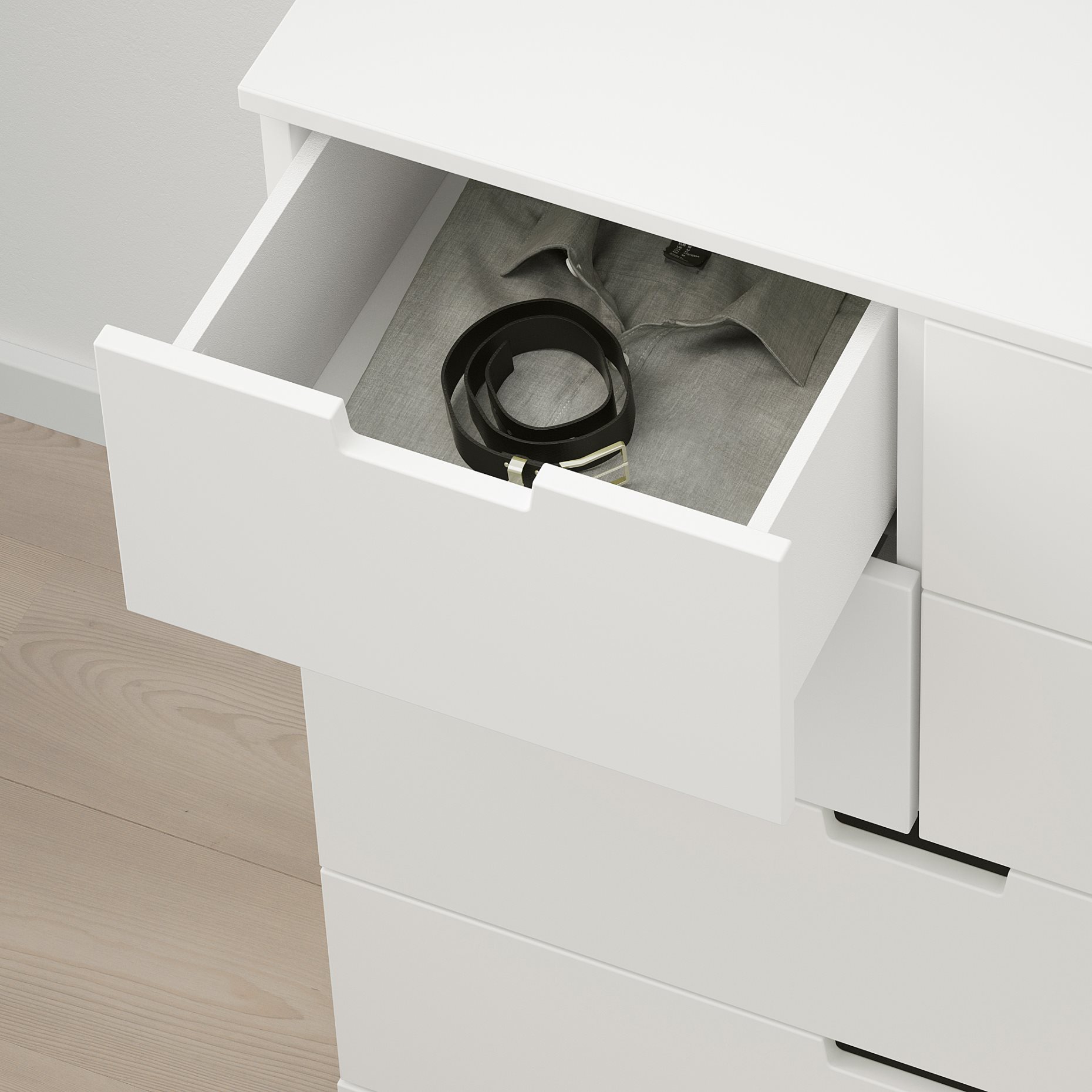 NORDLI, chest of 8 drawers, 120x99 cm, 792.395.03