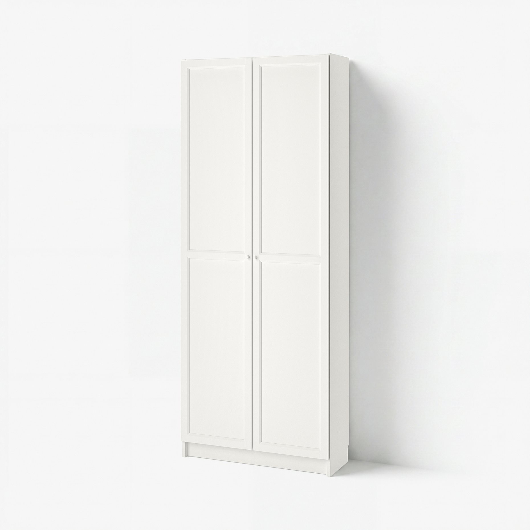 BILLY, bookcase with doors, 80x30x202 cm, 792.873.58