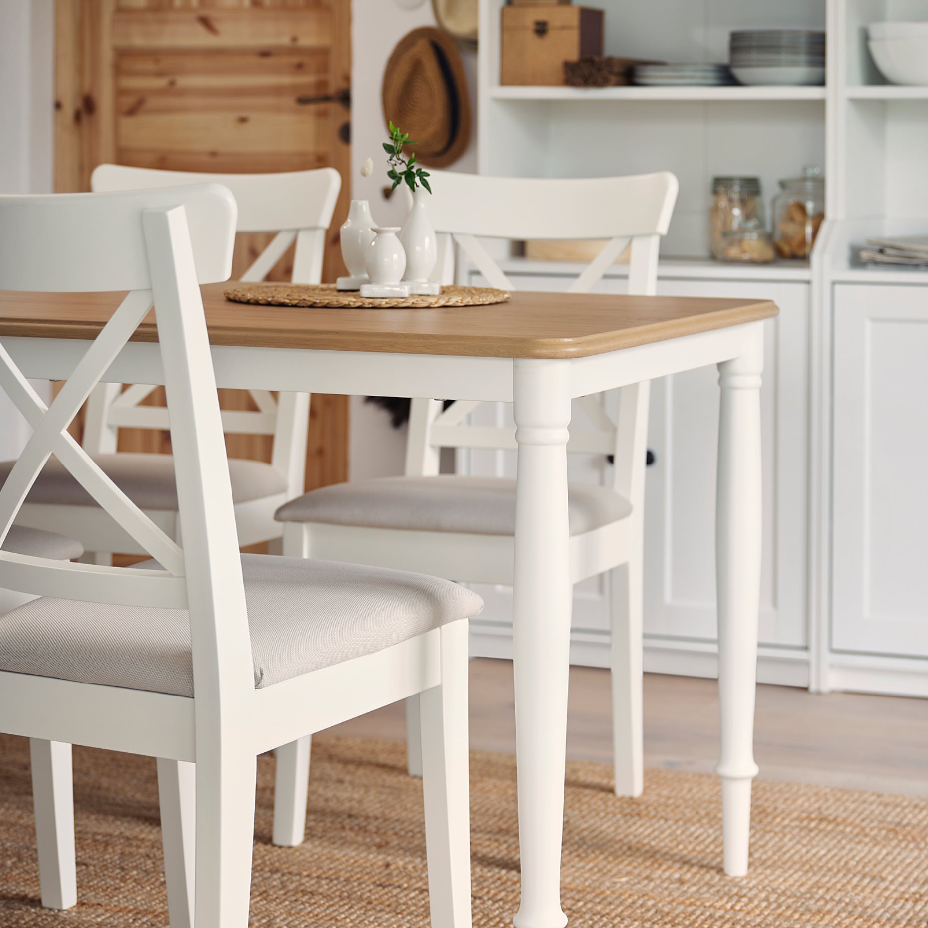 DANDERYD/INGOLF, table and 4 chairs, 793.887.34