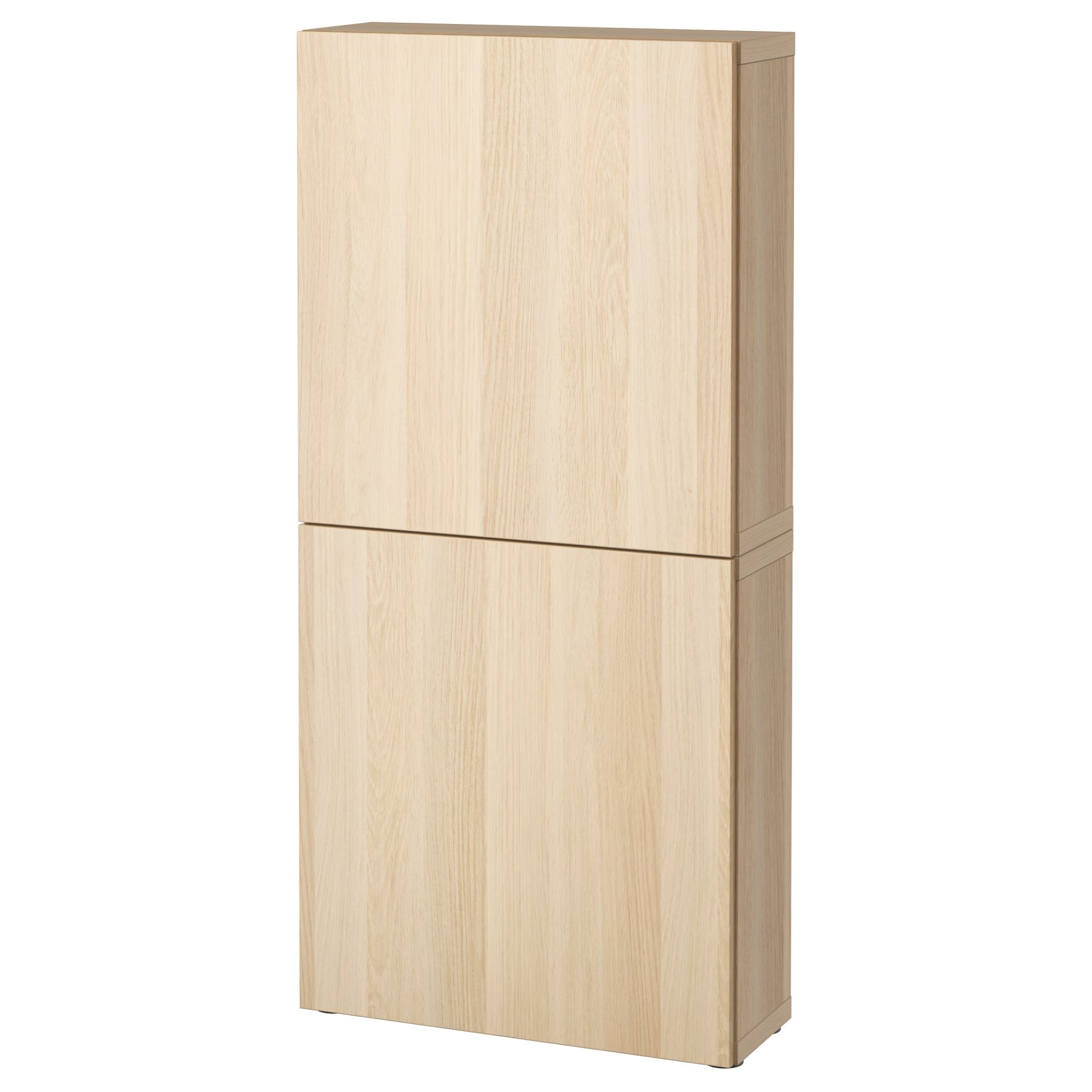 BESTÅ, wall cabinet with 2 doors, 60x22x128 cm, 794.219.60