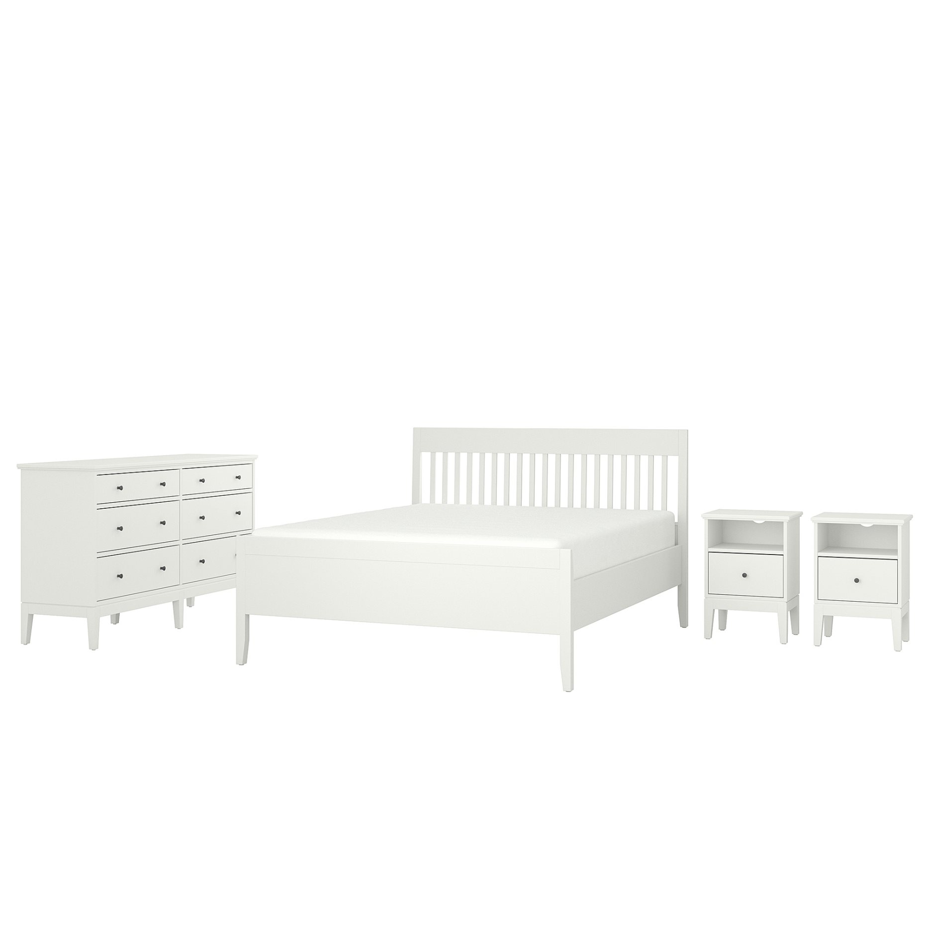 IDANÄS, bedroom furniture/set of 4, 160x200 cm, 794.834.01