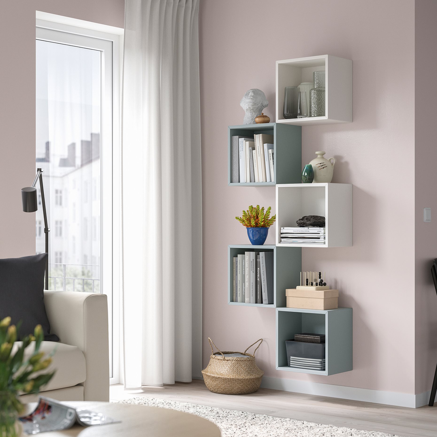 EKET, wall-mounted storage combination, 795.216.72