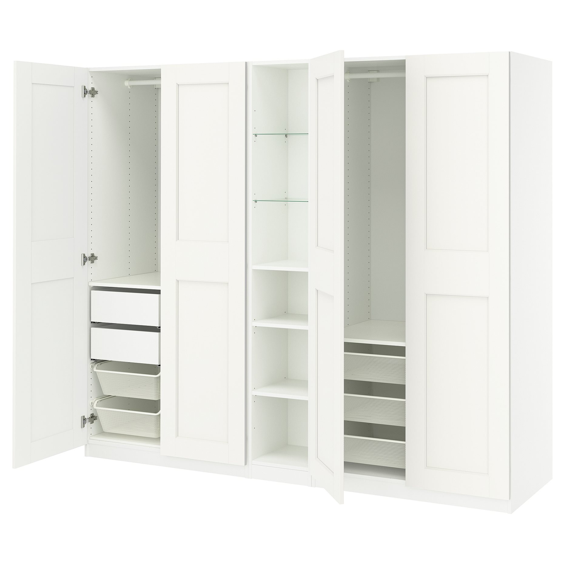 PAX/GRIMO, wardrobe combination, 235x60x201 cm, 796.072.94