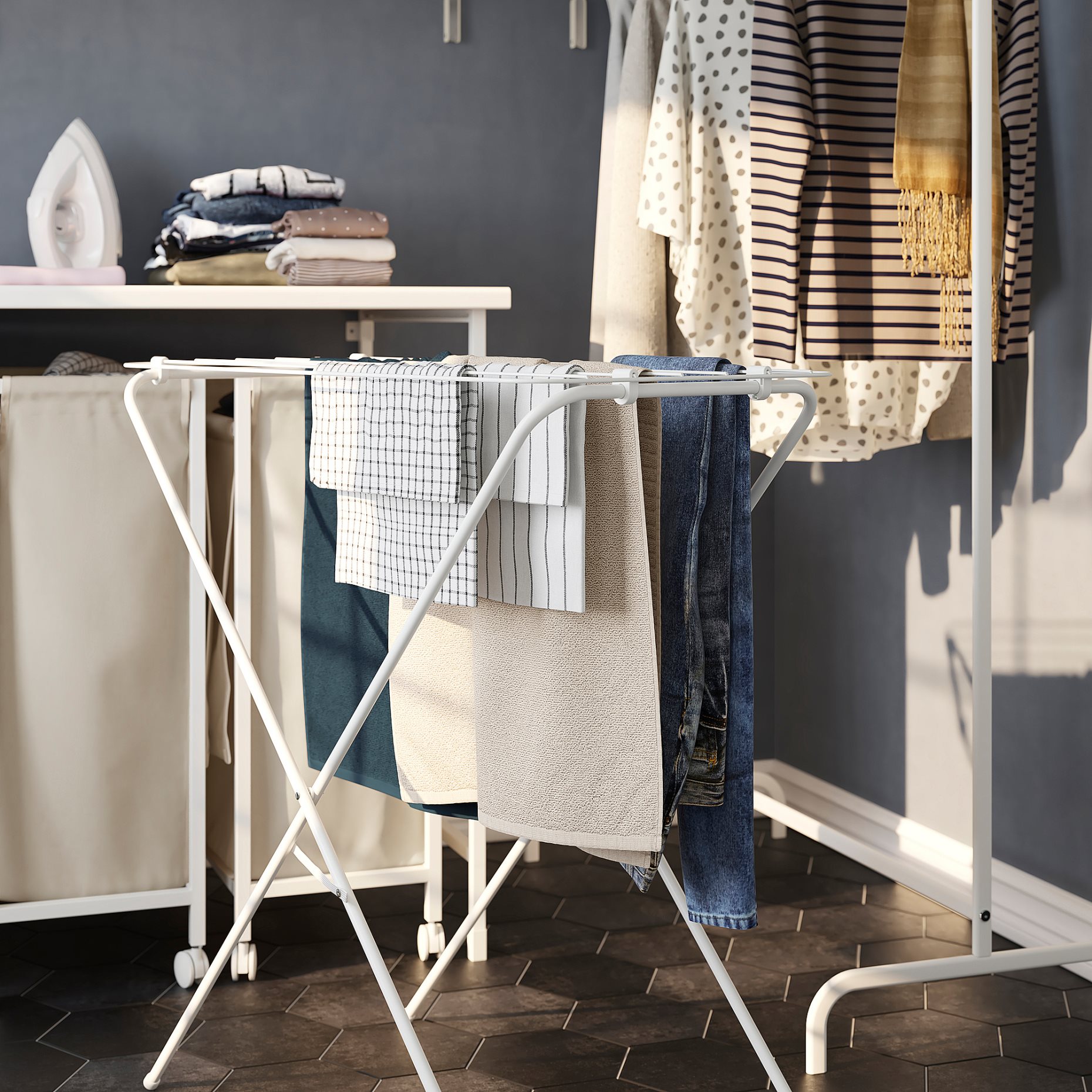 JÄLL, drying rack, in/outdoor, 802.428.92