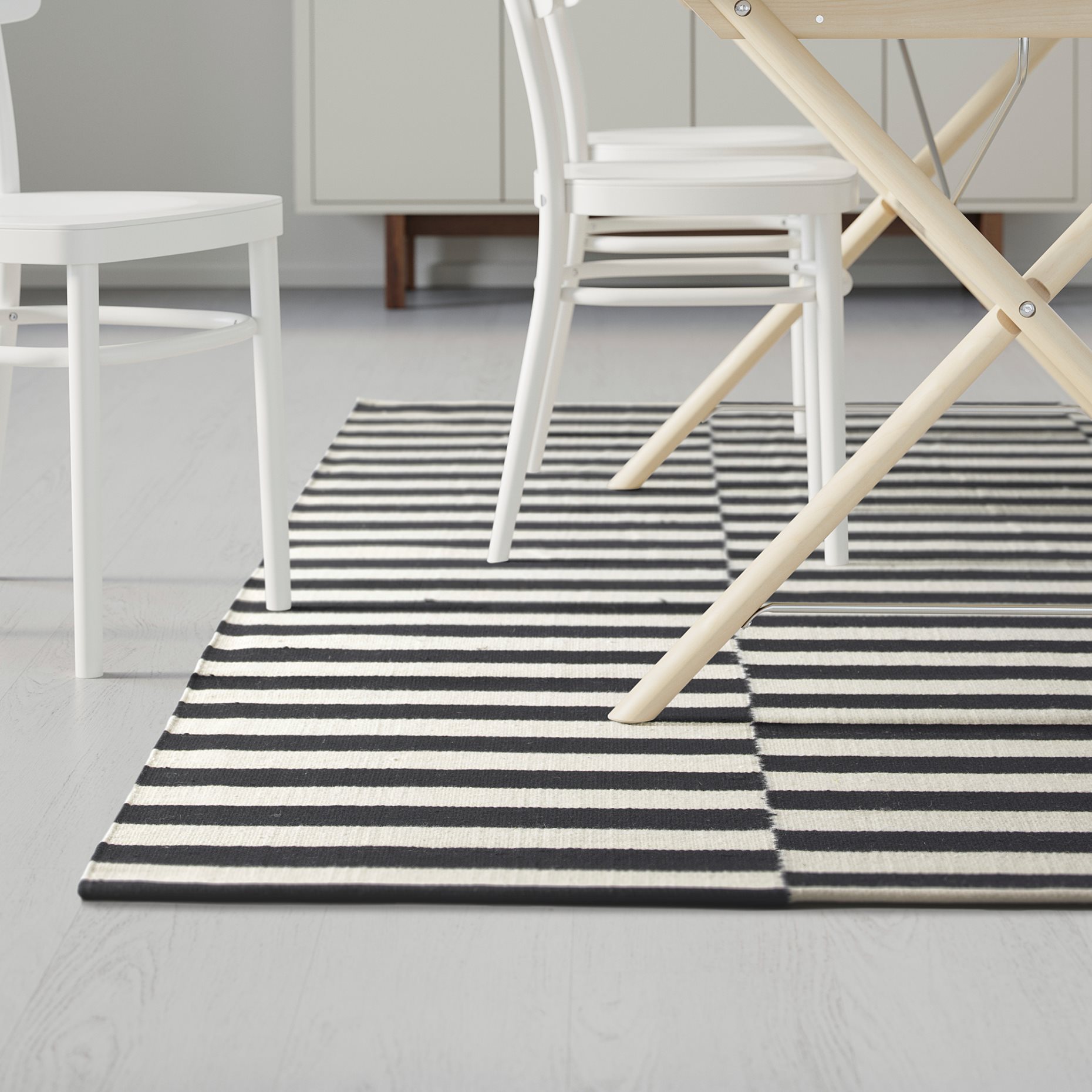 STOCKHOLM 2017, rug flatwoven handmade/striped, 250x350 cm, 803.452.39