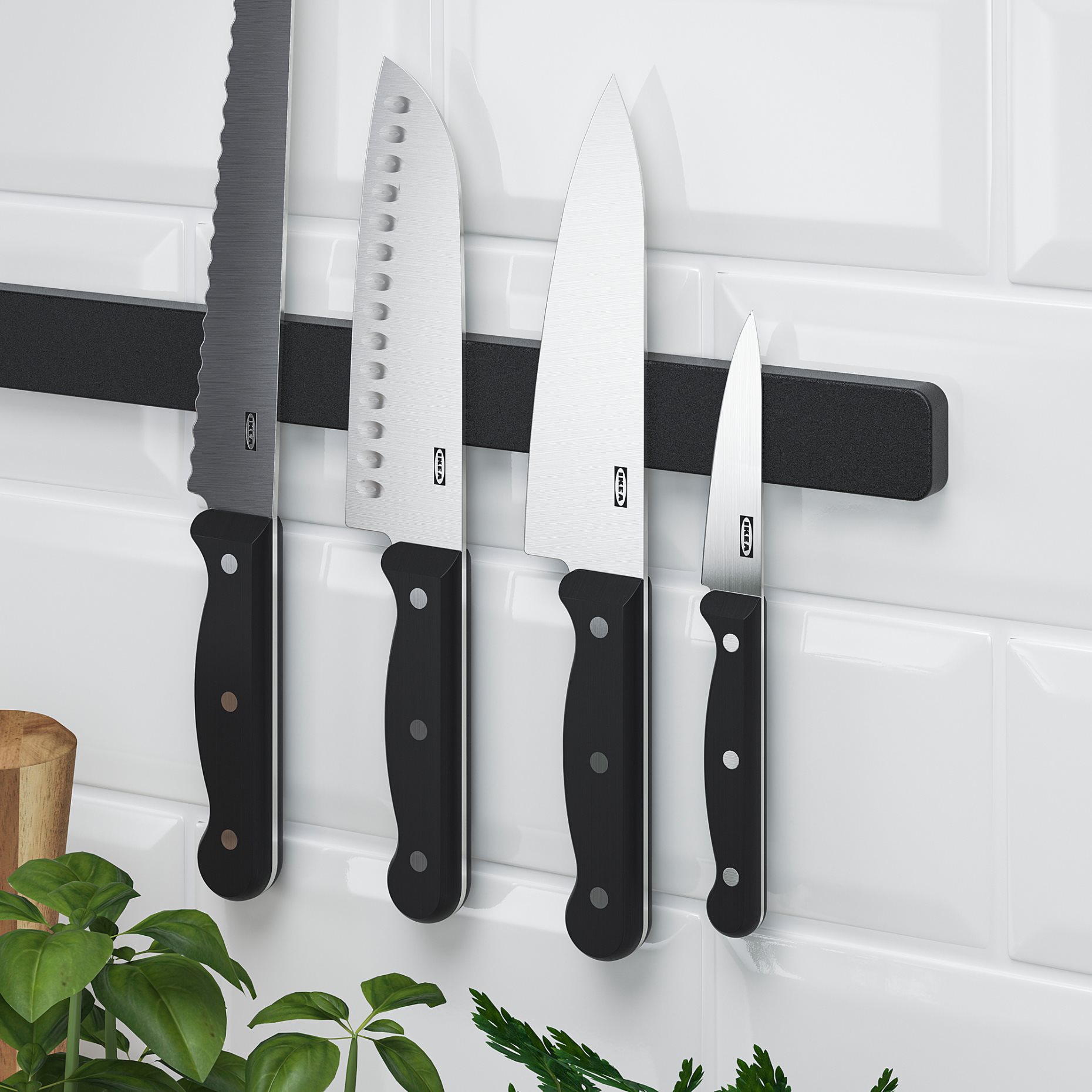 HULTARP, magnetic knife rack, 38 cm, 804.444.42
