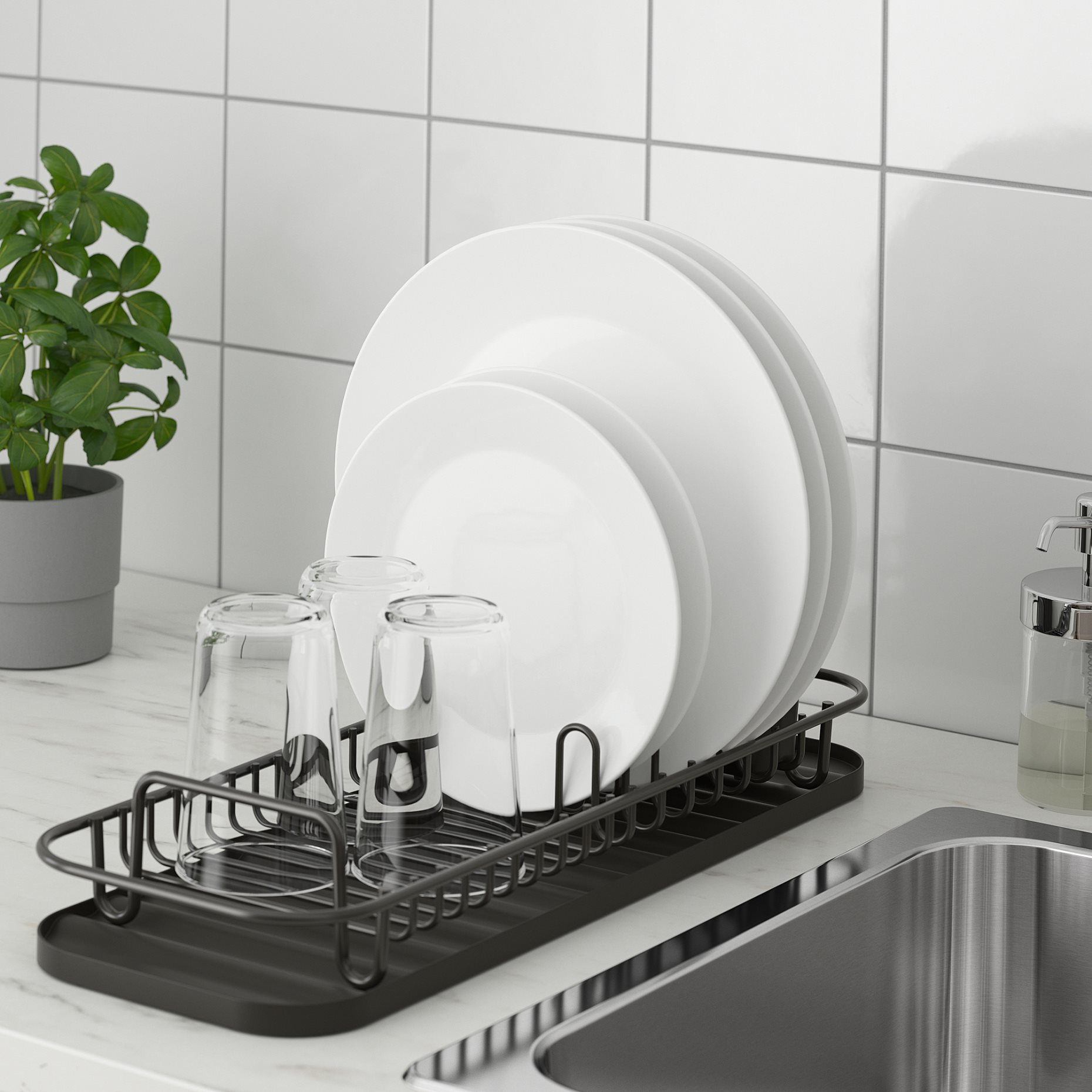 LILLHAVET, multifunctional dish rack, 804.612.76