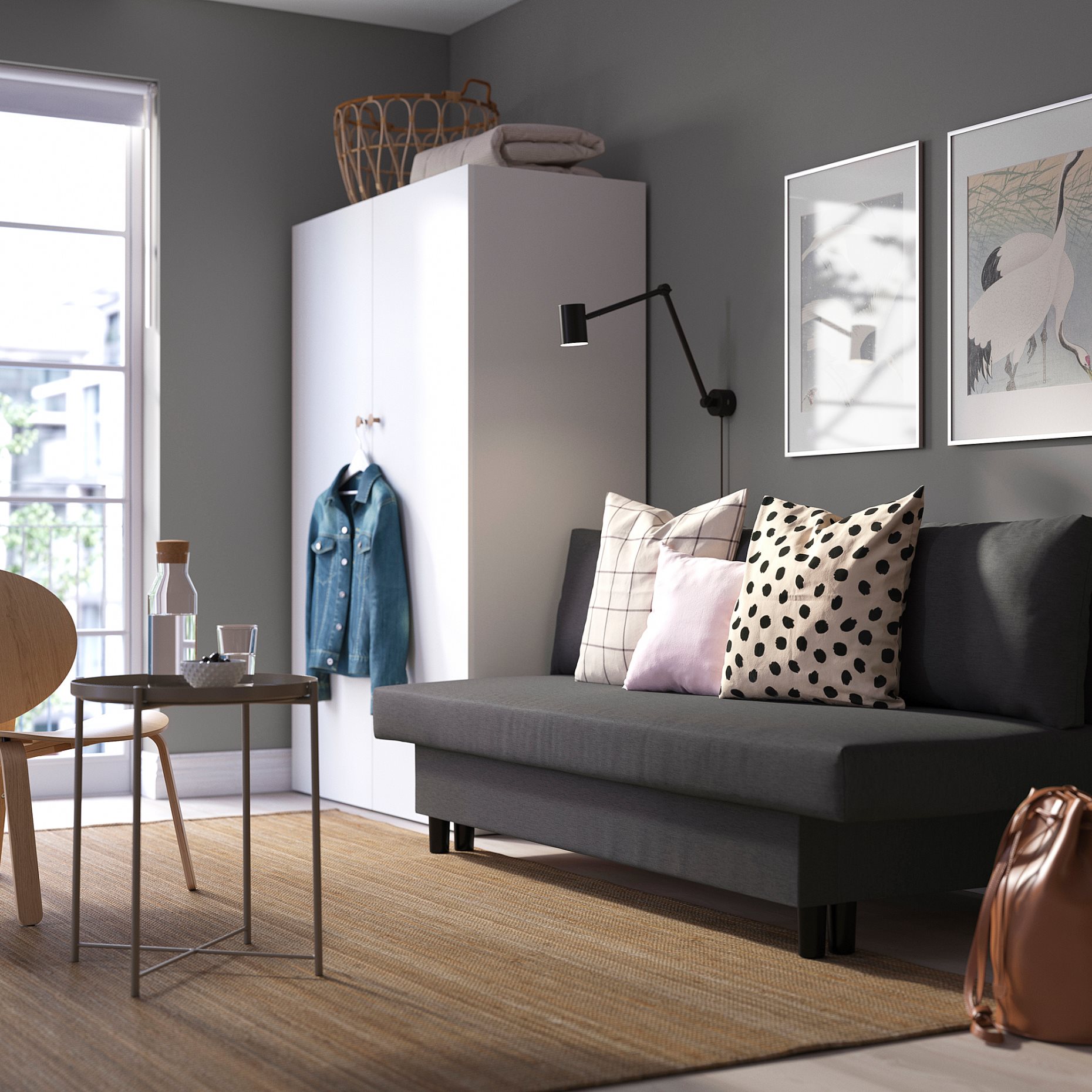 ÄLVDALEN, 3-seat sofa-bed, 804.625.96