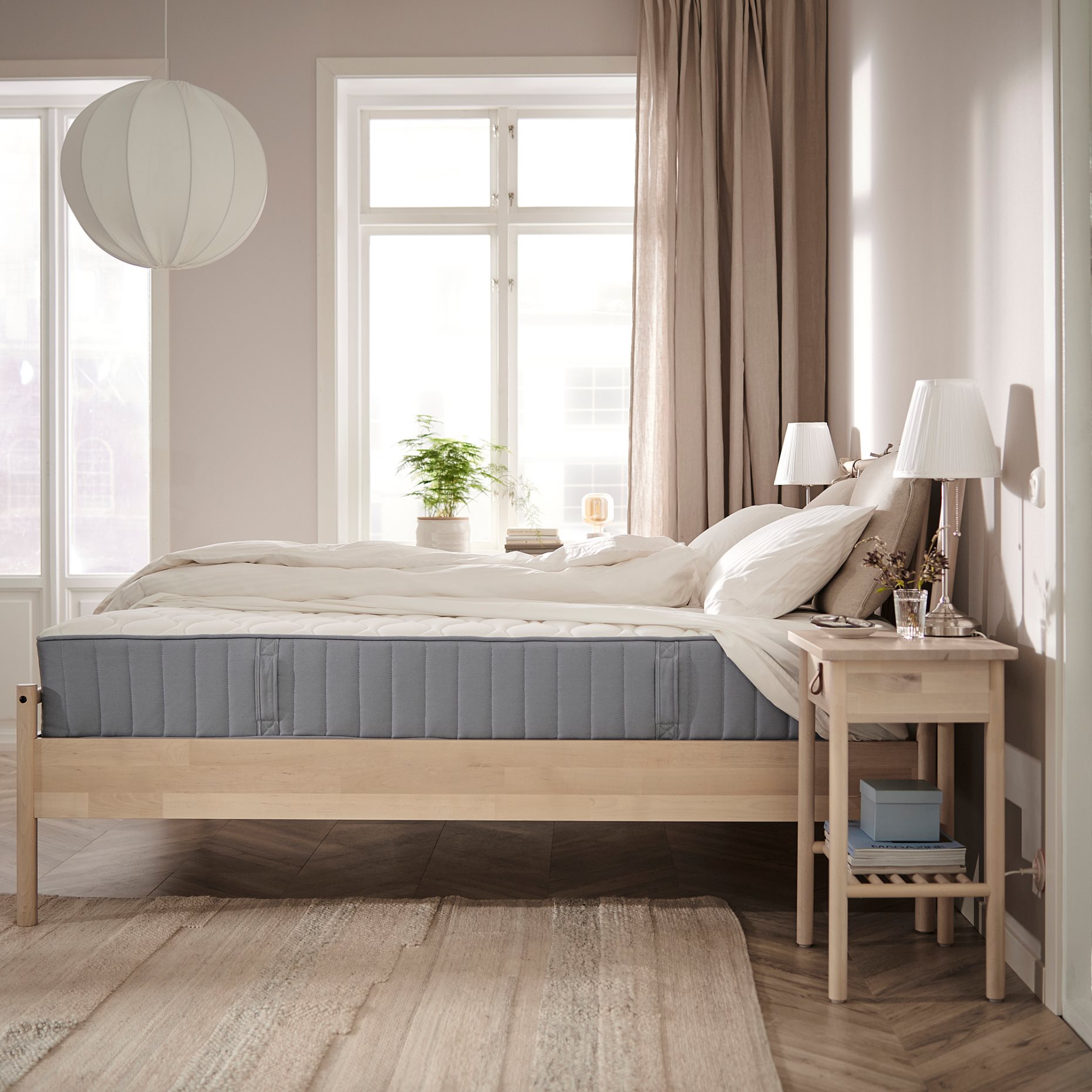 VÅGSTRANDA, pocket sprung mattress/extra firm, 160x200 cm, 804.703.70