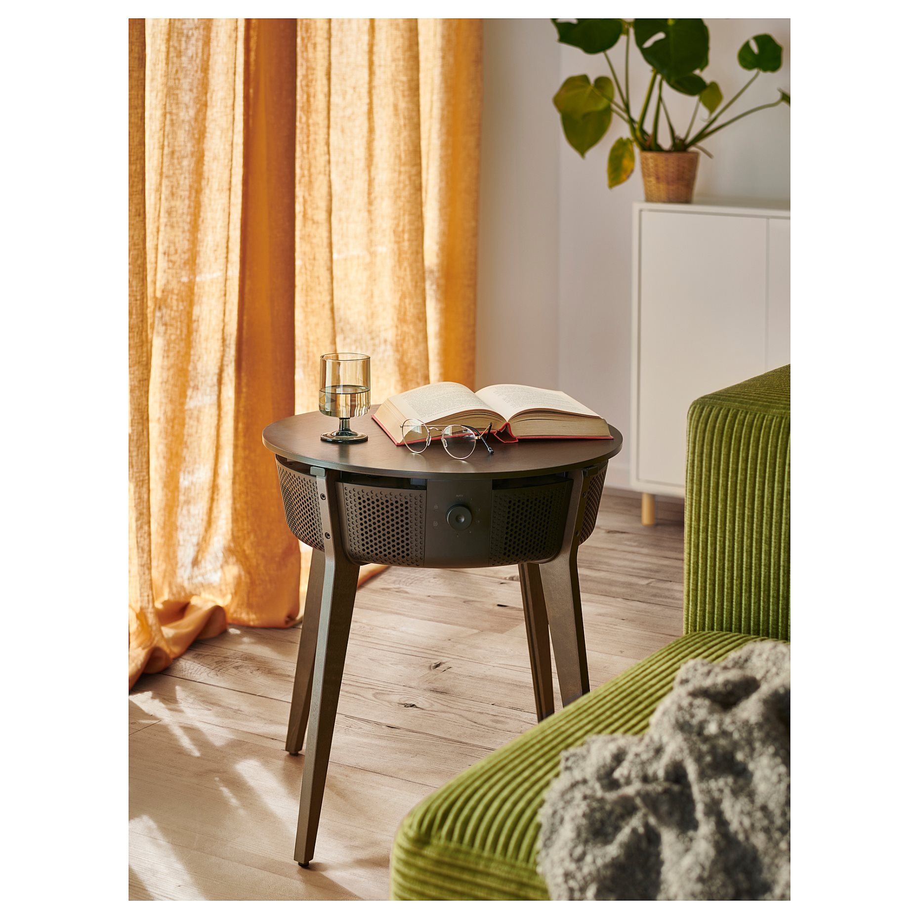 STARKVIND, table with air purifier, 805.019.51
