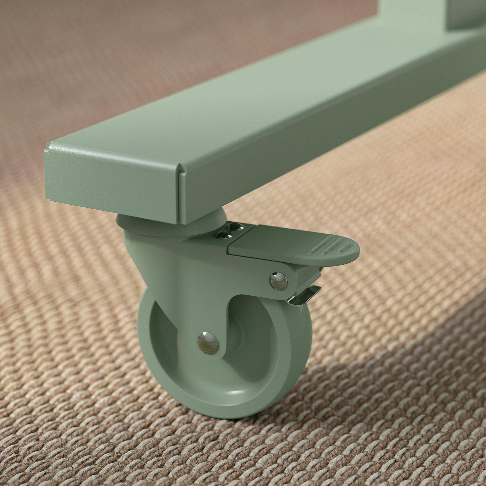 MITTZON, foldable table with castors, 140x70 cm, 805.279.51