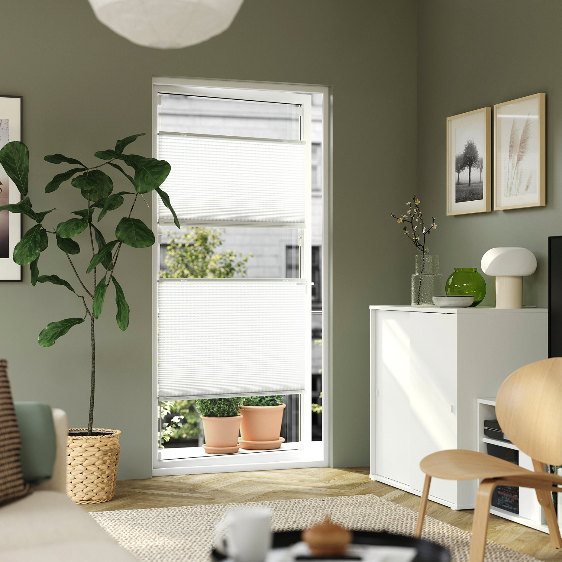 HORNVALLMO, pleated blind, 100x130 cm, 805.416.31