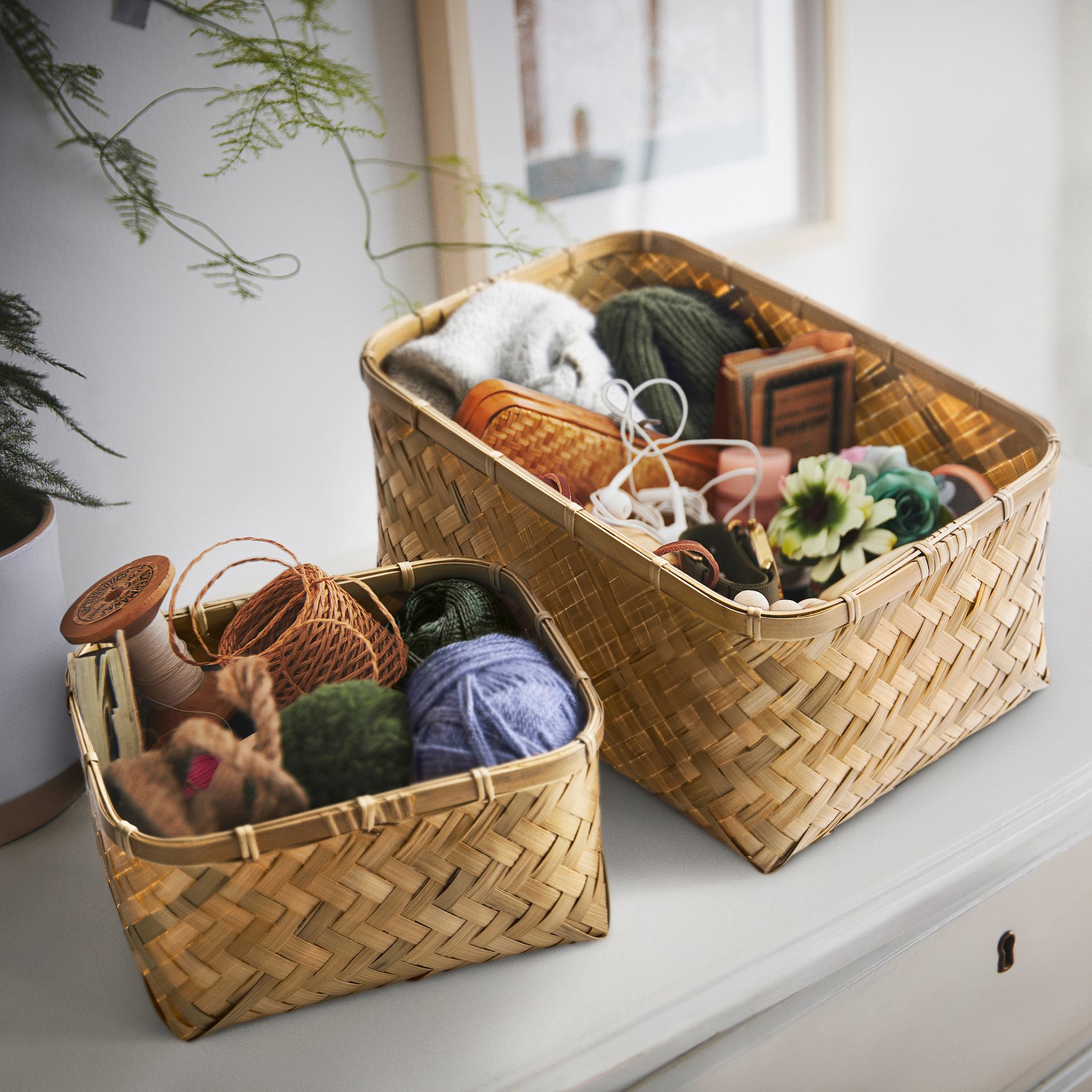 MJOLKKANNA, basket, 25x35x18 cm, 805.568.87