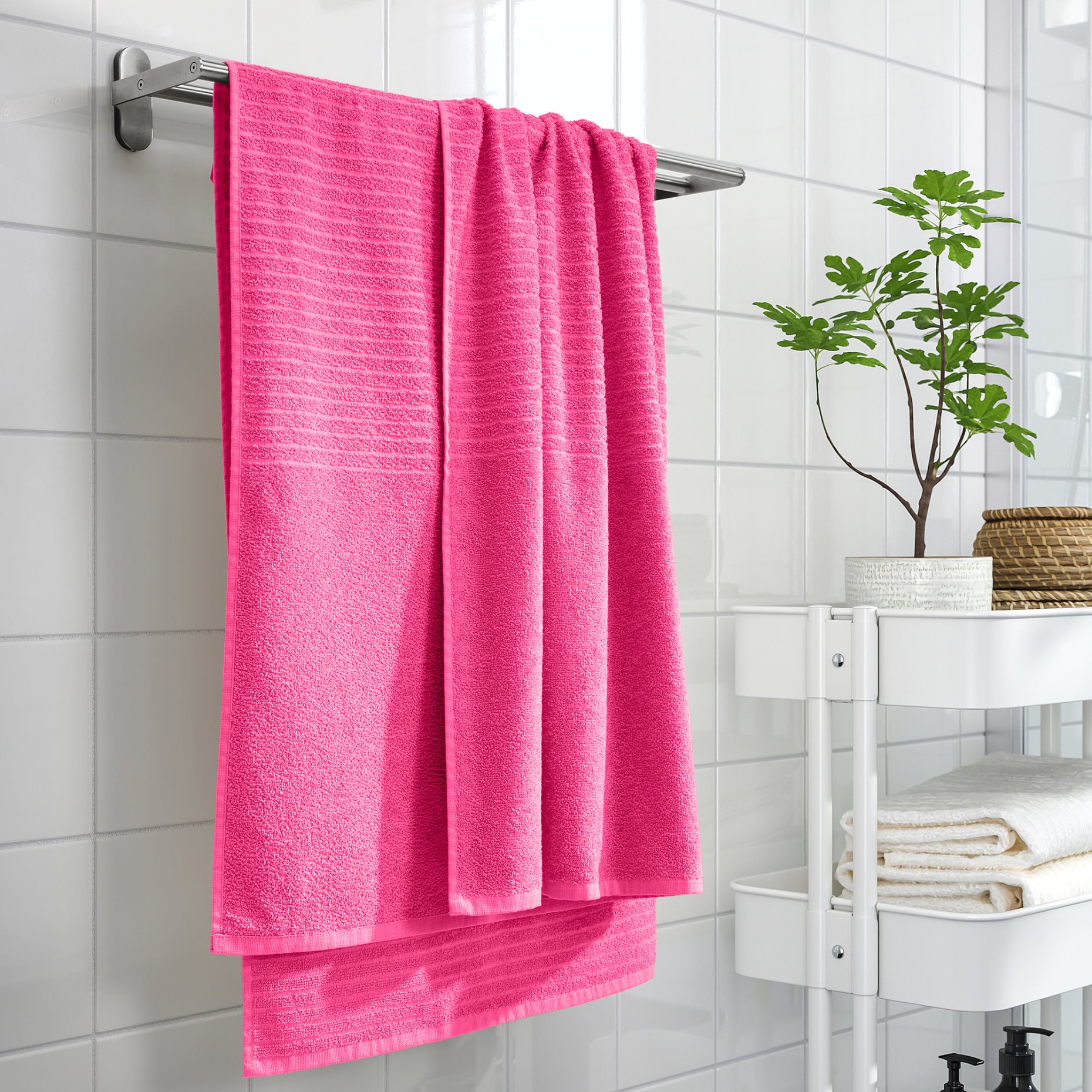 VÅGSJÖN, bath sheet, 100x150 cm, 805.710.86