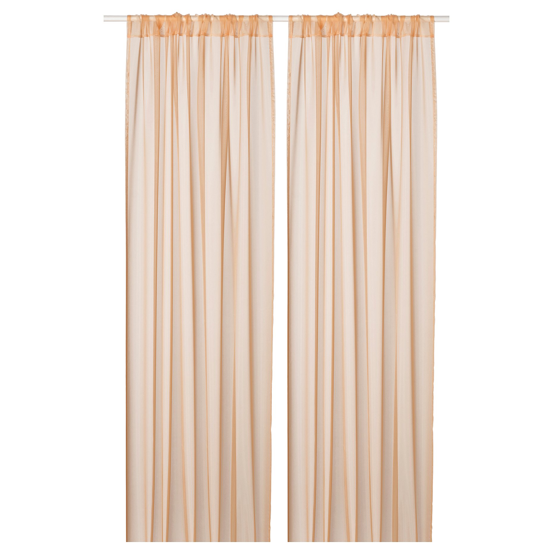 TERESIA, sheer curtains with rod pocket/1 pair, 145x300 cm, 806.078.77