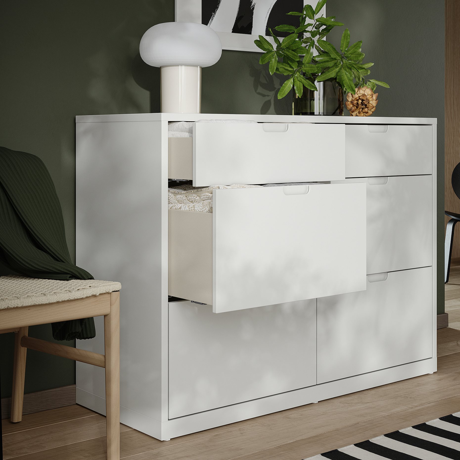 TONSTAD, chest of 6 drawers, 120x47x90 cm, 806.146.27