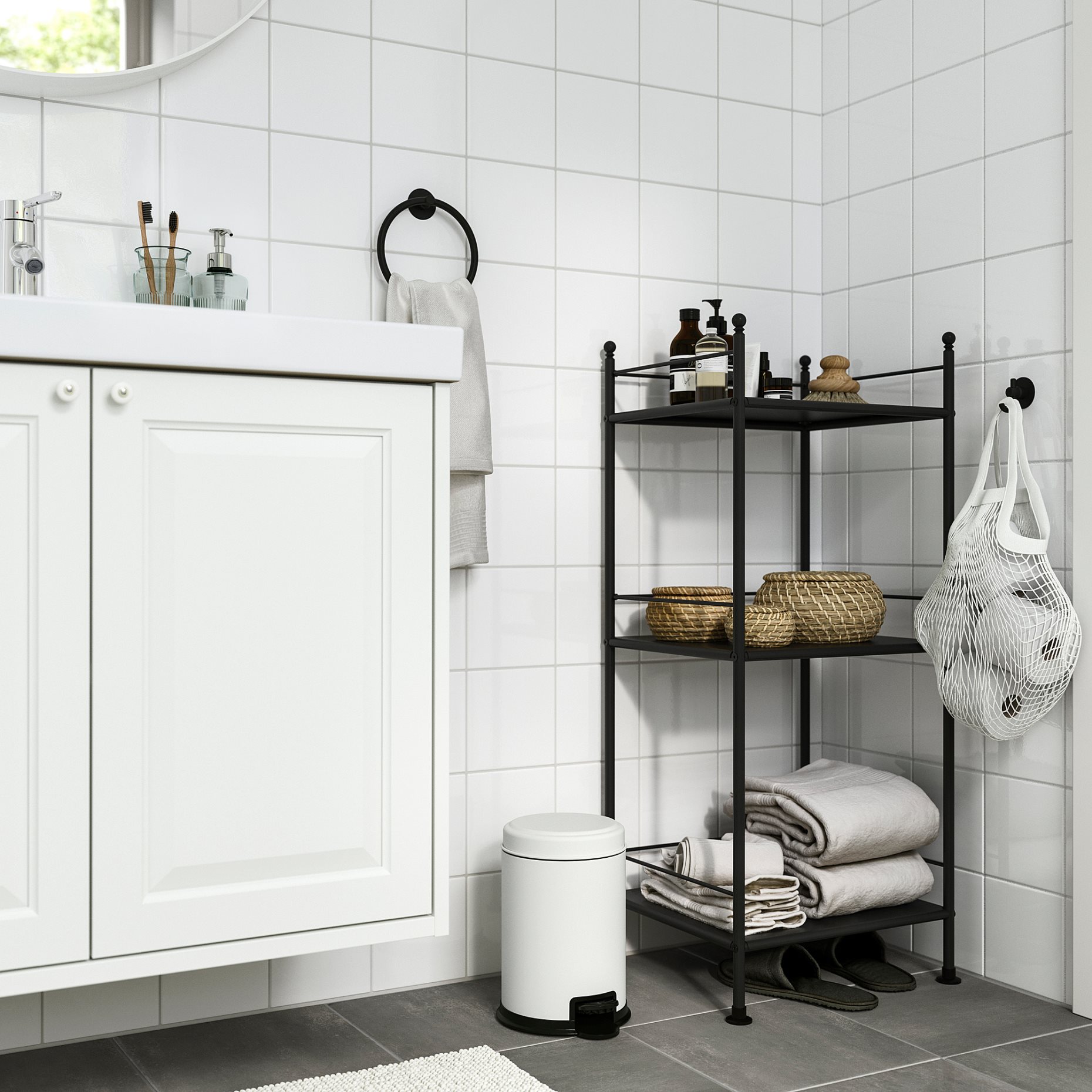 PÄRLSLINKE, waste bin, 3 l, 806.214.25
