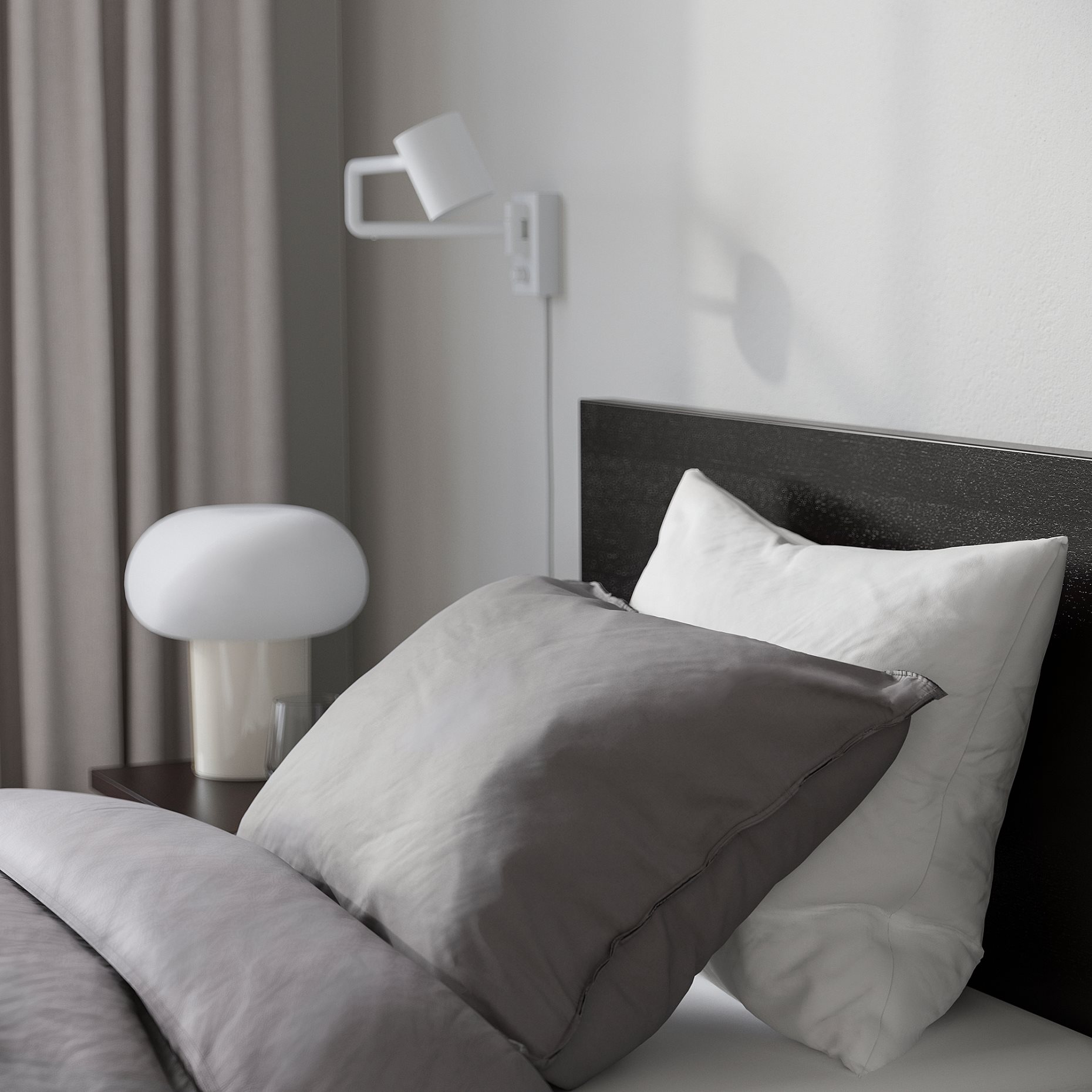 MALM, bed frame/high with 2 storage boxes, 90X200 cm, 890.327.19