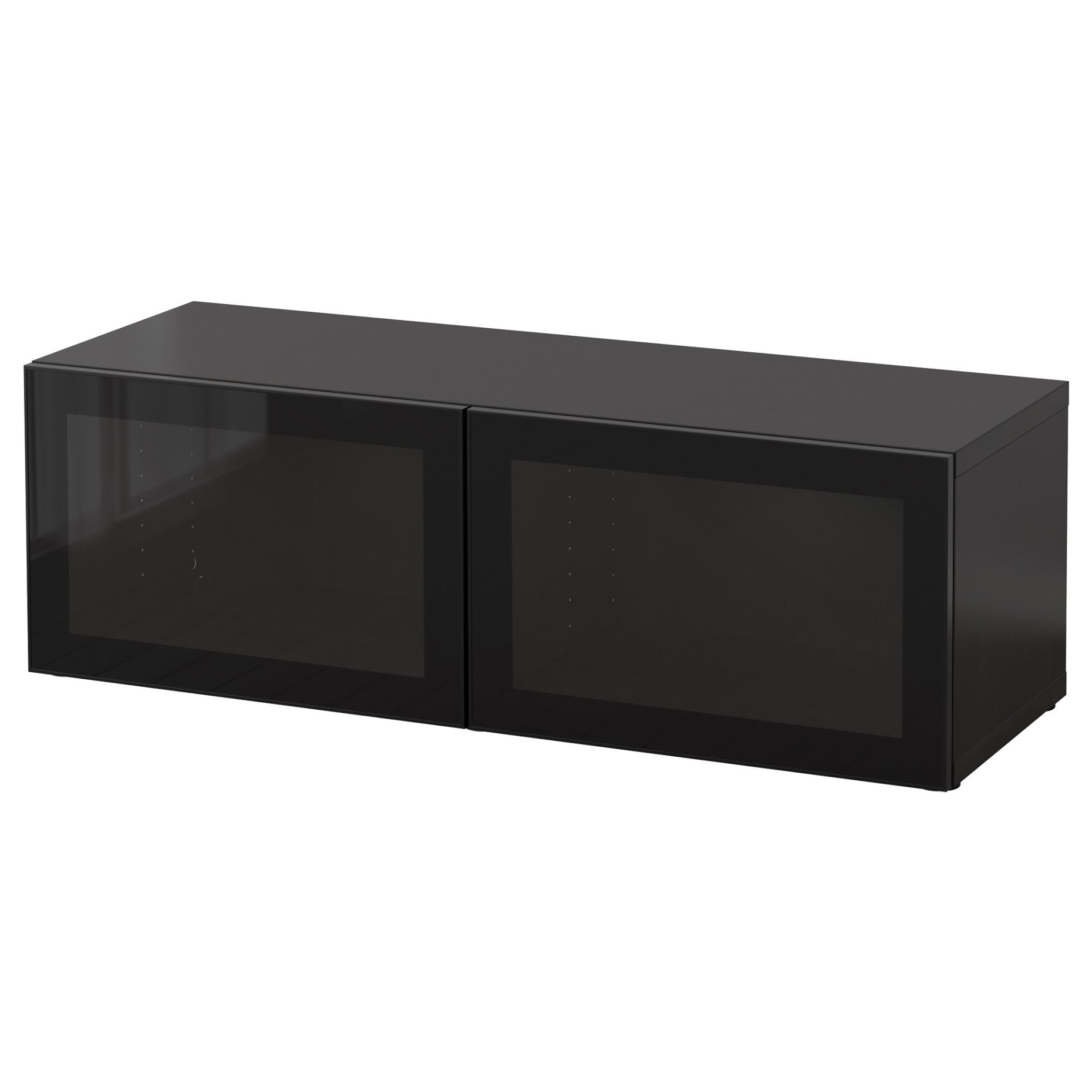 BESTÅ, shelf unit with doors, 120x42x38 cm, 890.477.54