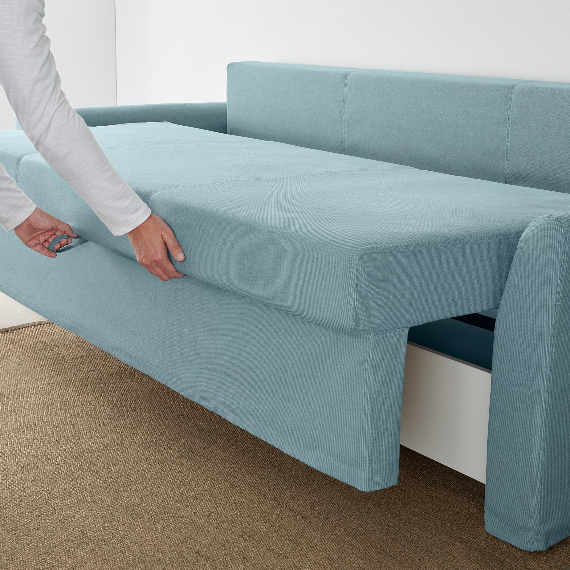 HOLMSUND, three-seat sofa-bed, 892.407.56