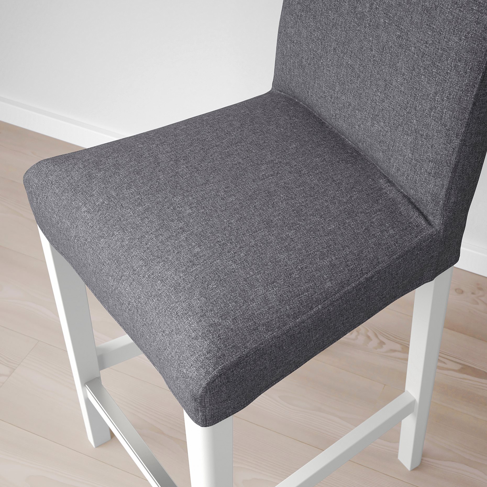BERGMUND, bar stool with backrest, 62 cm, 893.846.84