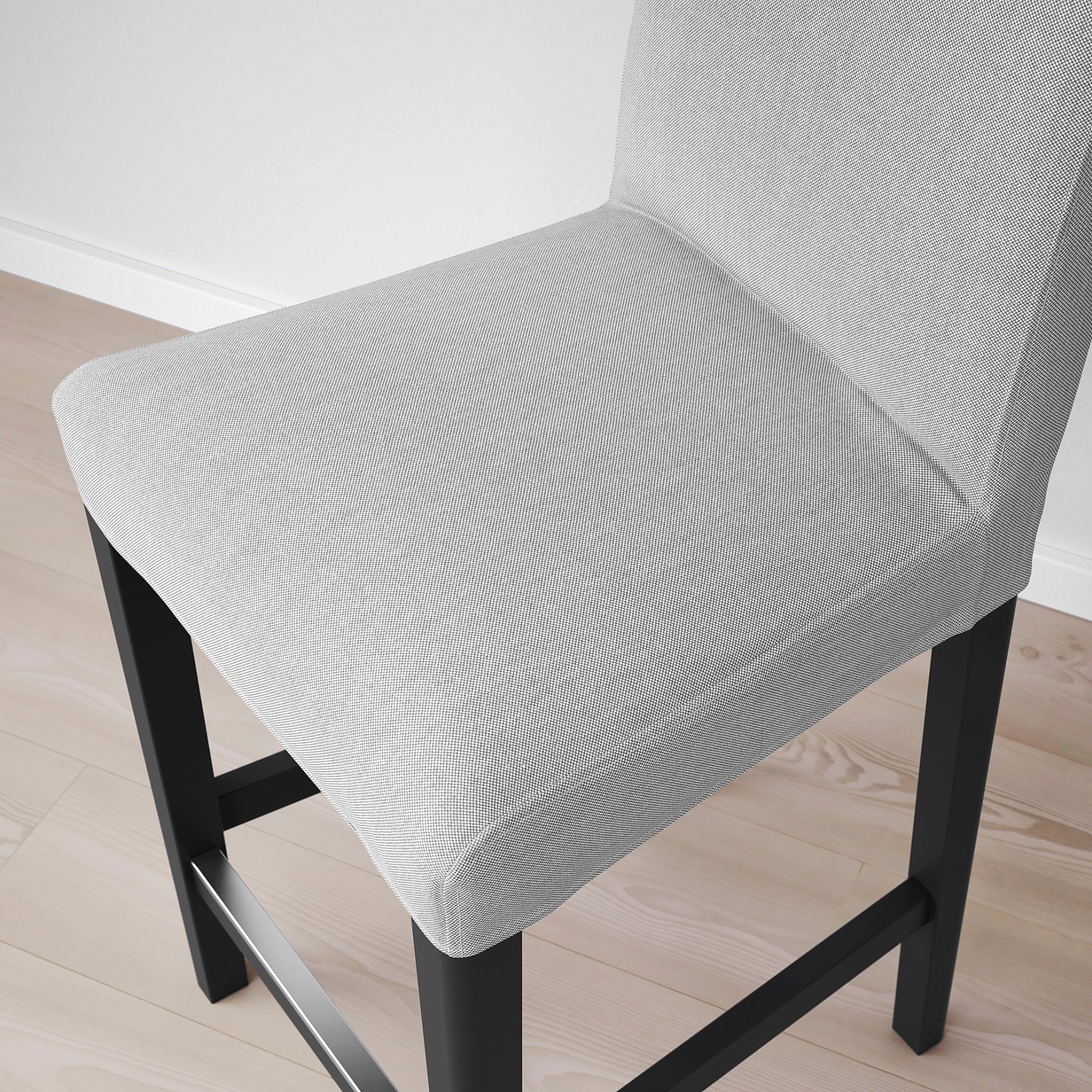 BERGMUND, bar stool with backrest, 62 cm, 893.881.73